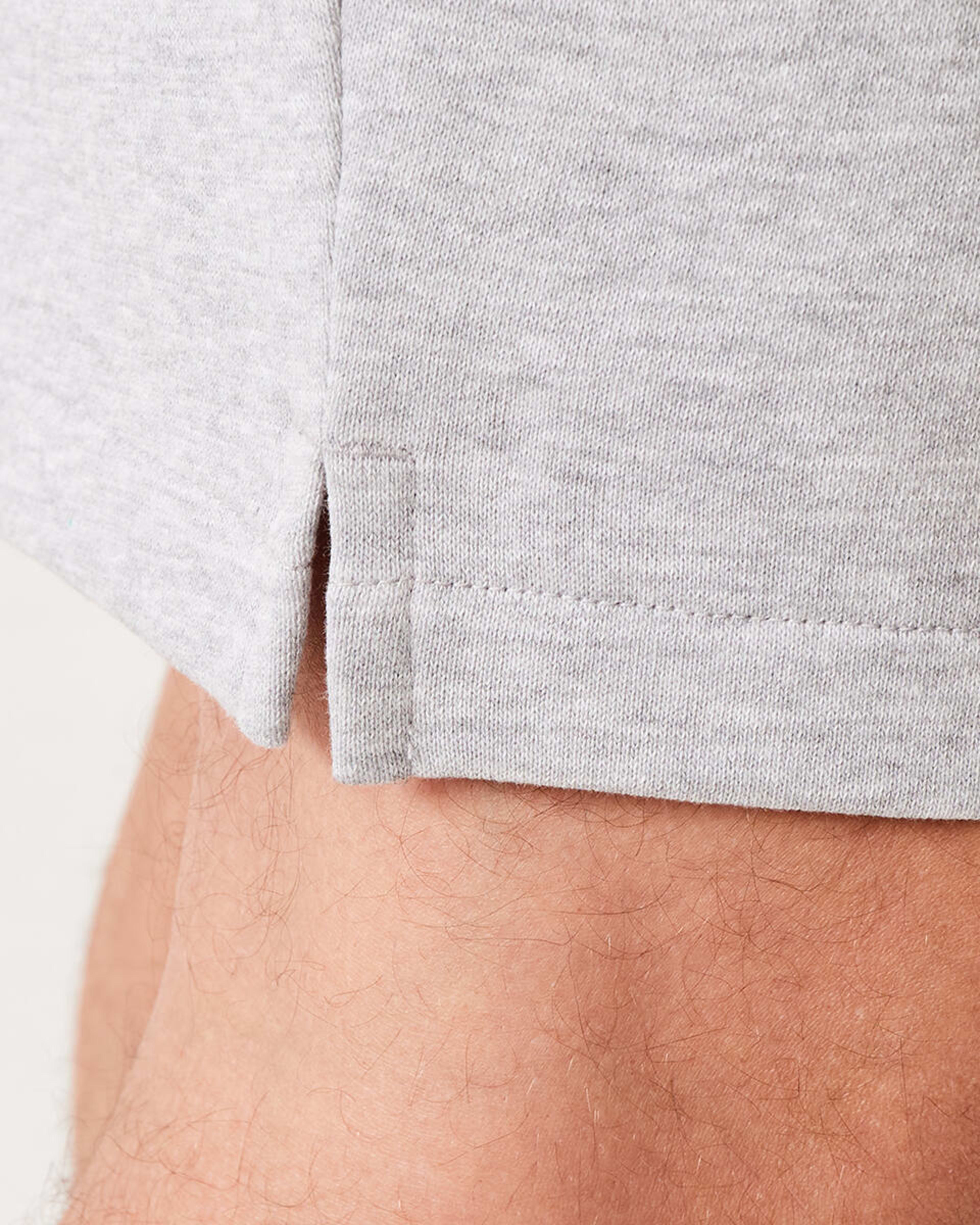 6 Active Mens Terry Shorts Grey Marl, 6 of 7