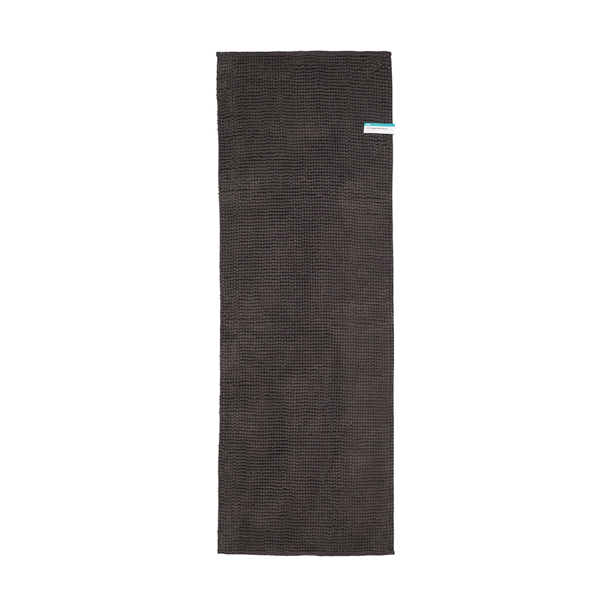 Soft Toggle Bath Runner Grey Kmart