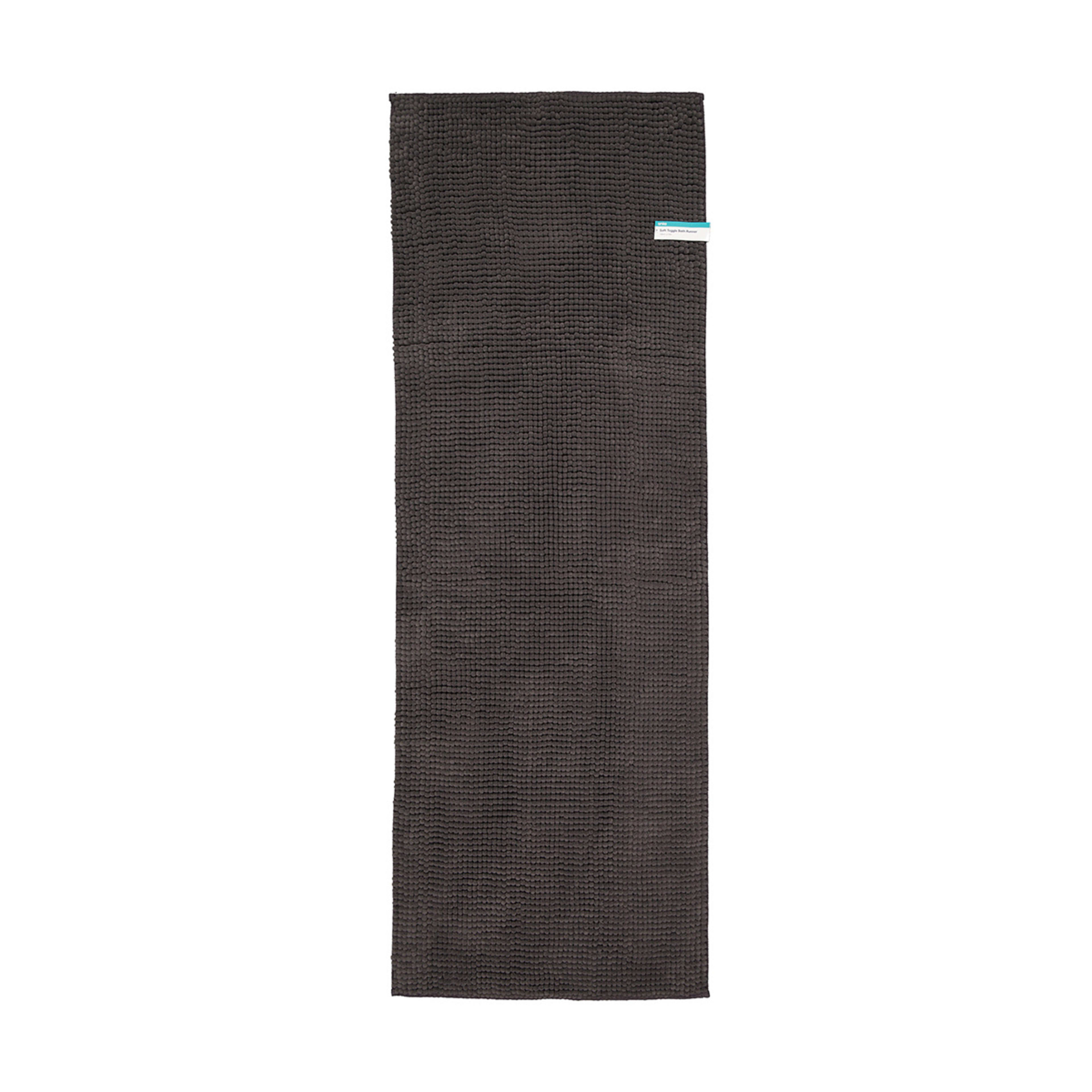 Soft Toggle Bath Runner Grey Kmart