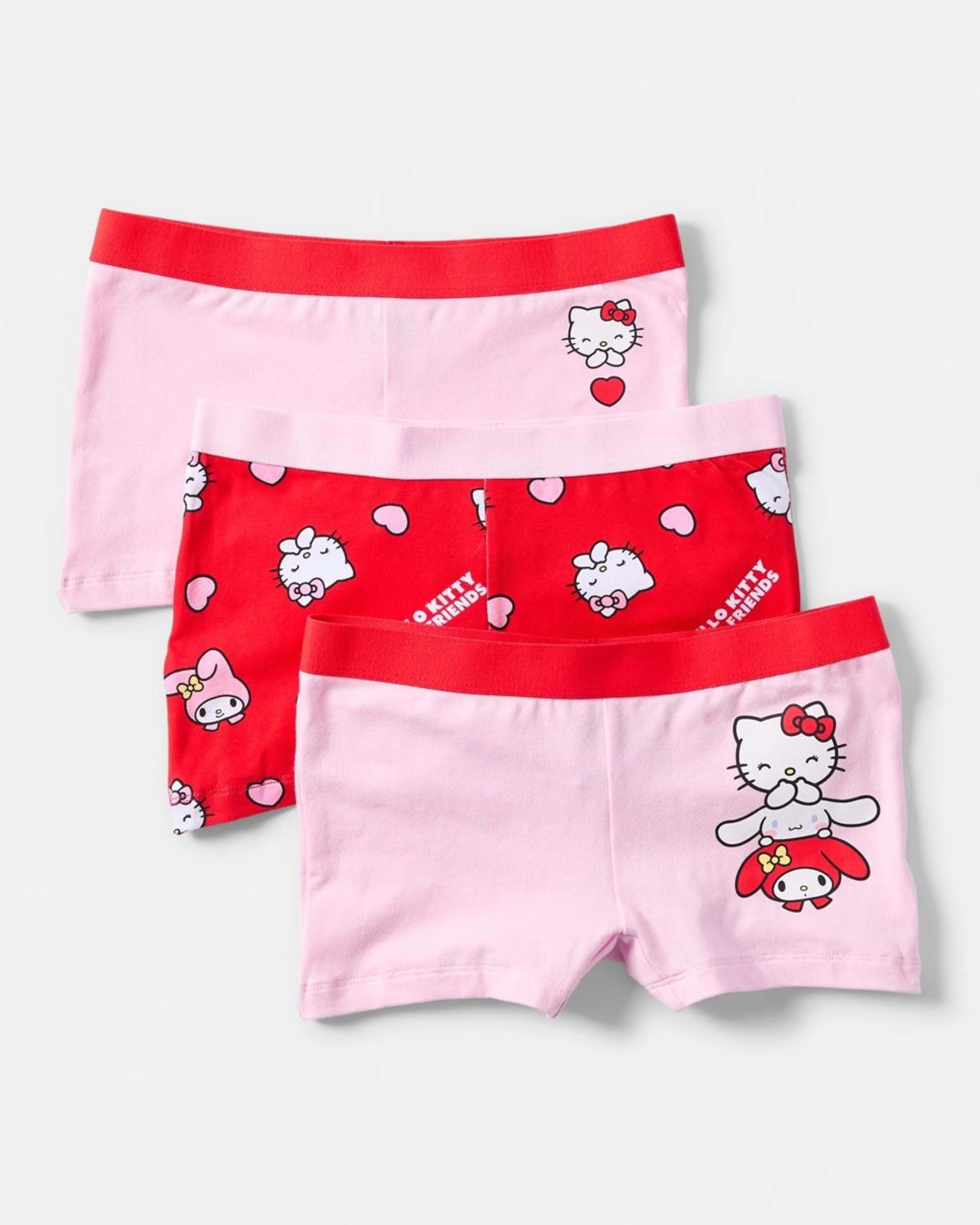 1 3 Pack Hello Kitty License Shorties HELLO KITTY