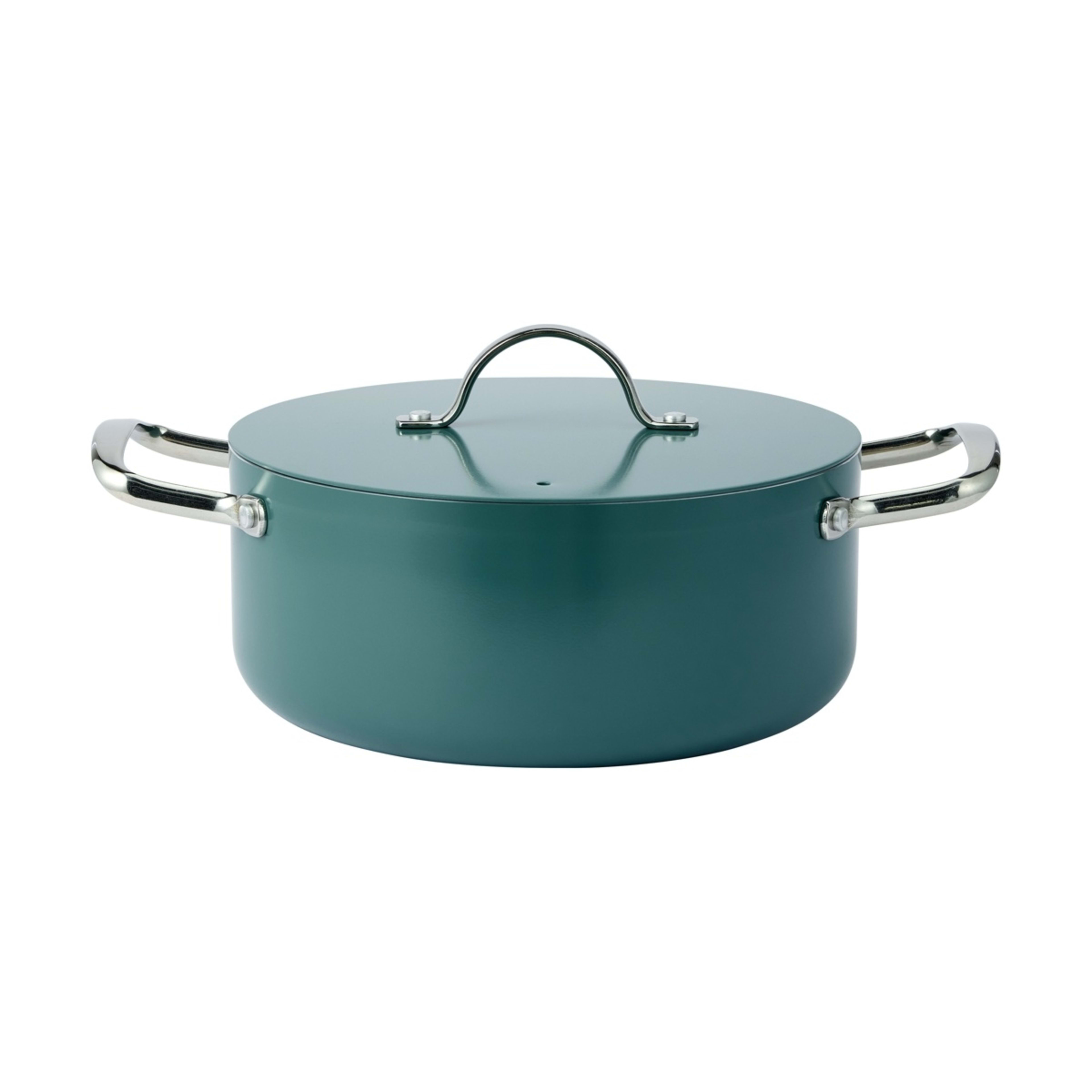 1 24cm Green Ceramic Non-Stick Casserole