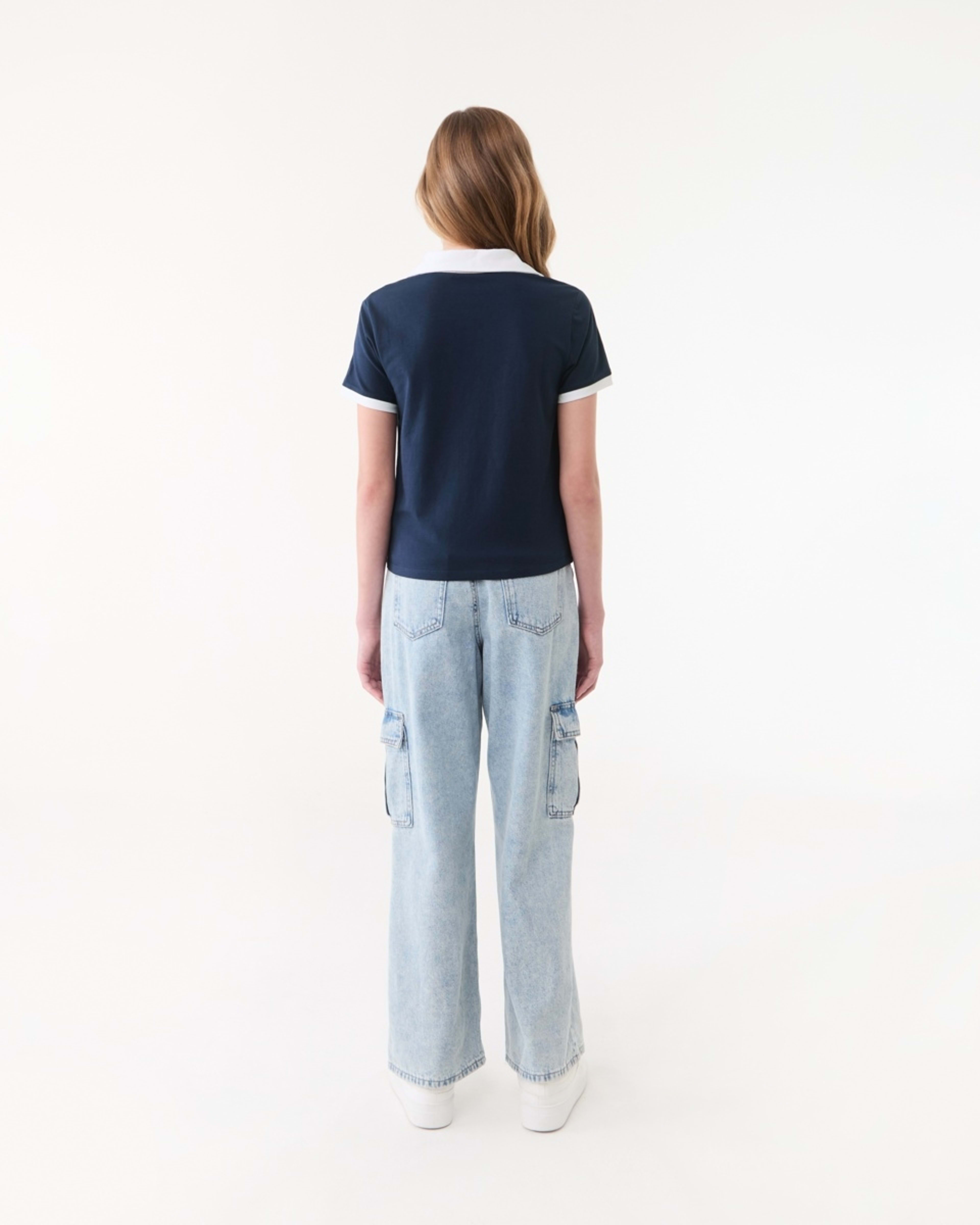 6 Polo T-shirt BLUE 02 STARS, 6 of 6