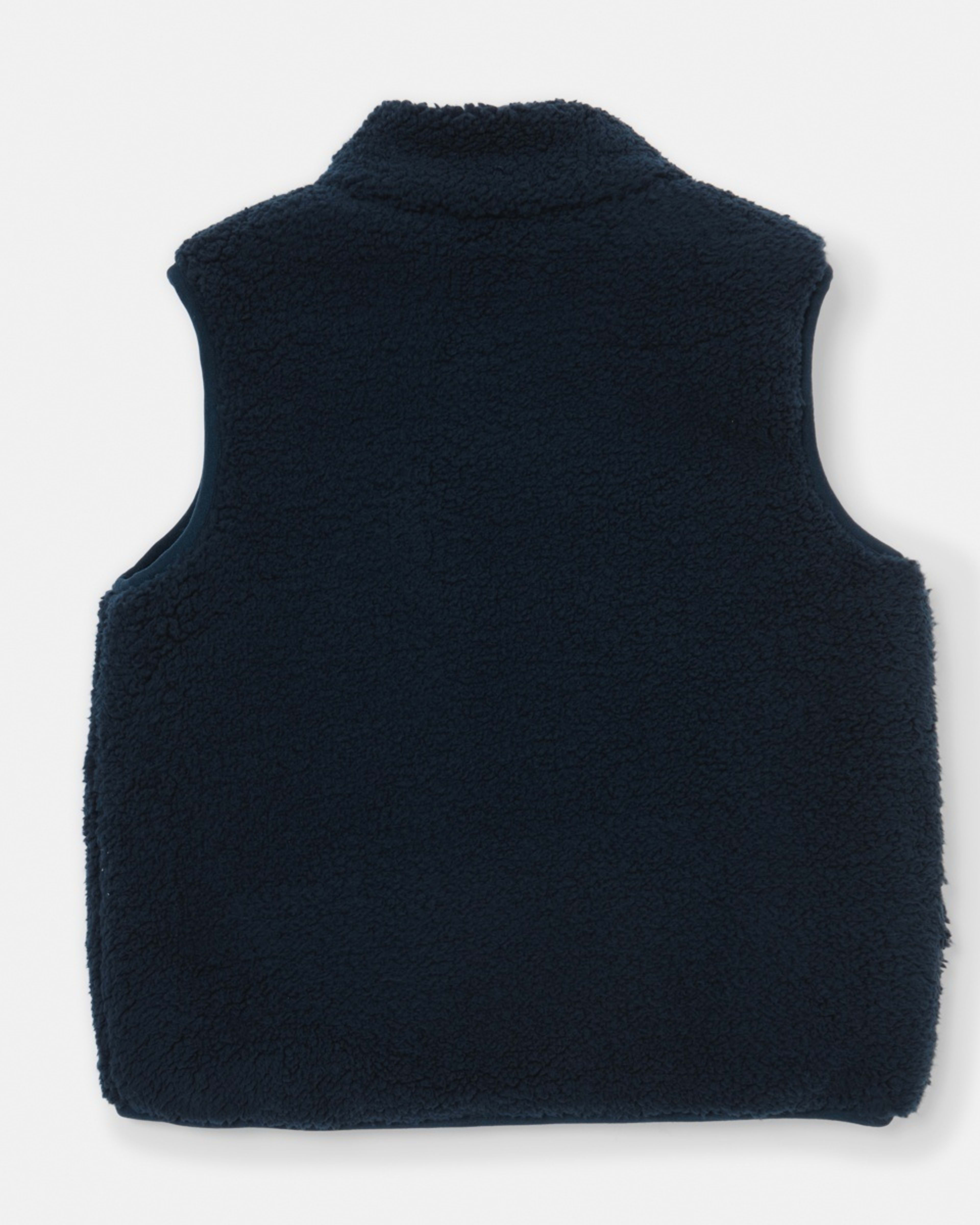 10 Sherpa Vest Dress Navy, 10 of 10