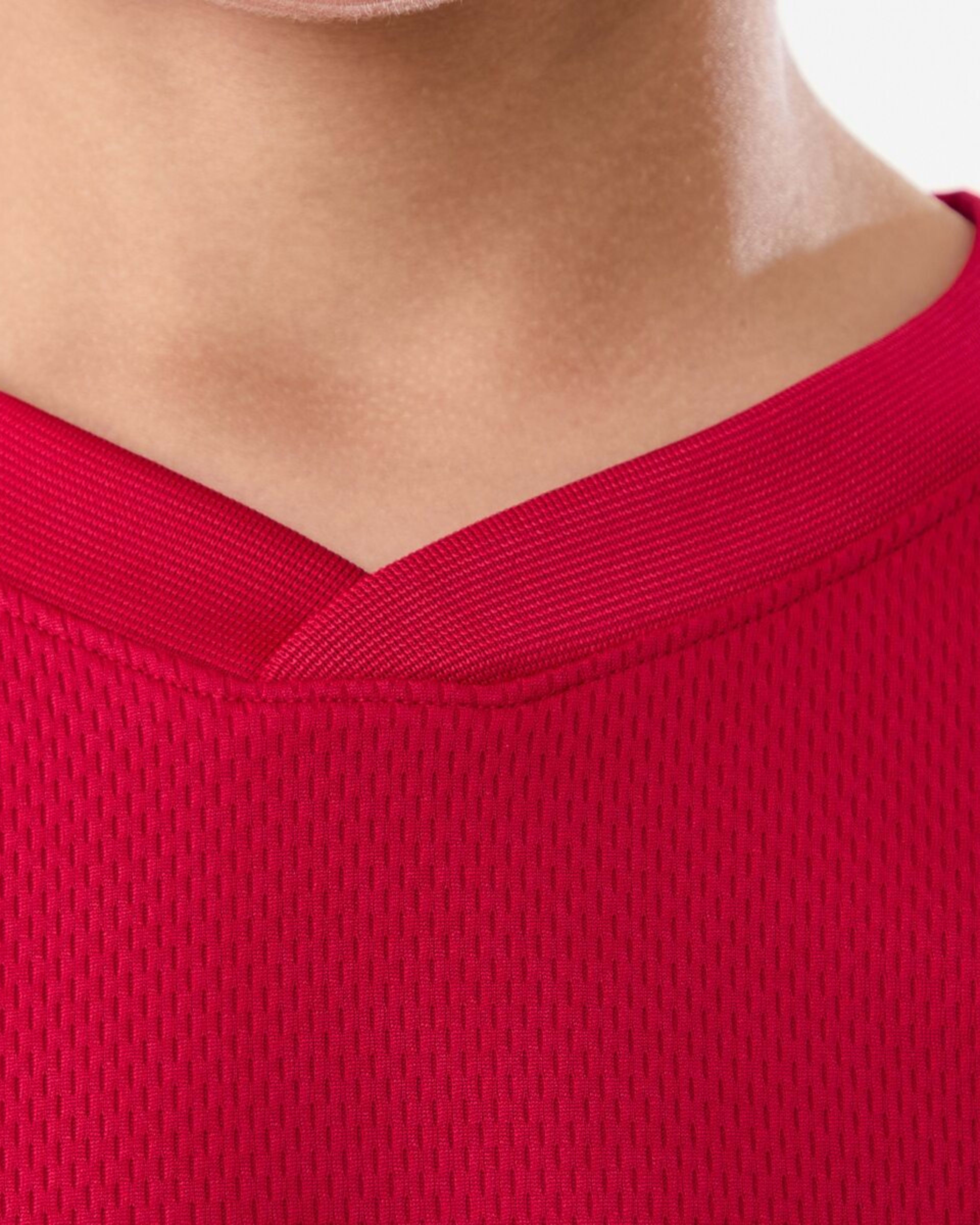 6 Short Sleeve Oversized Mesh T-shirt JERSEY 93 URBAN MID RED, 6 of 8