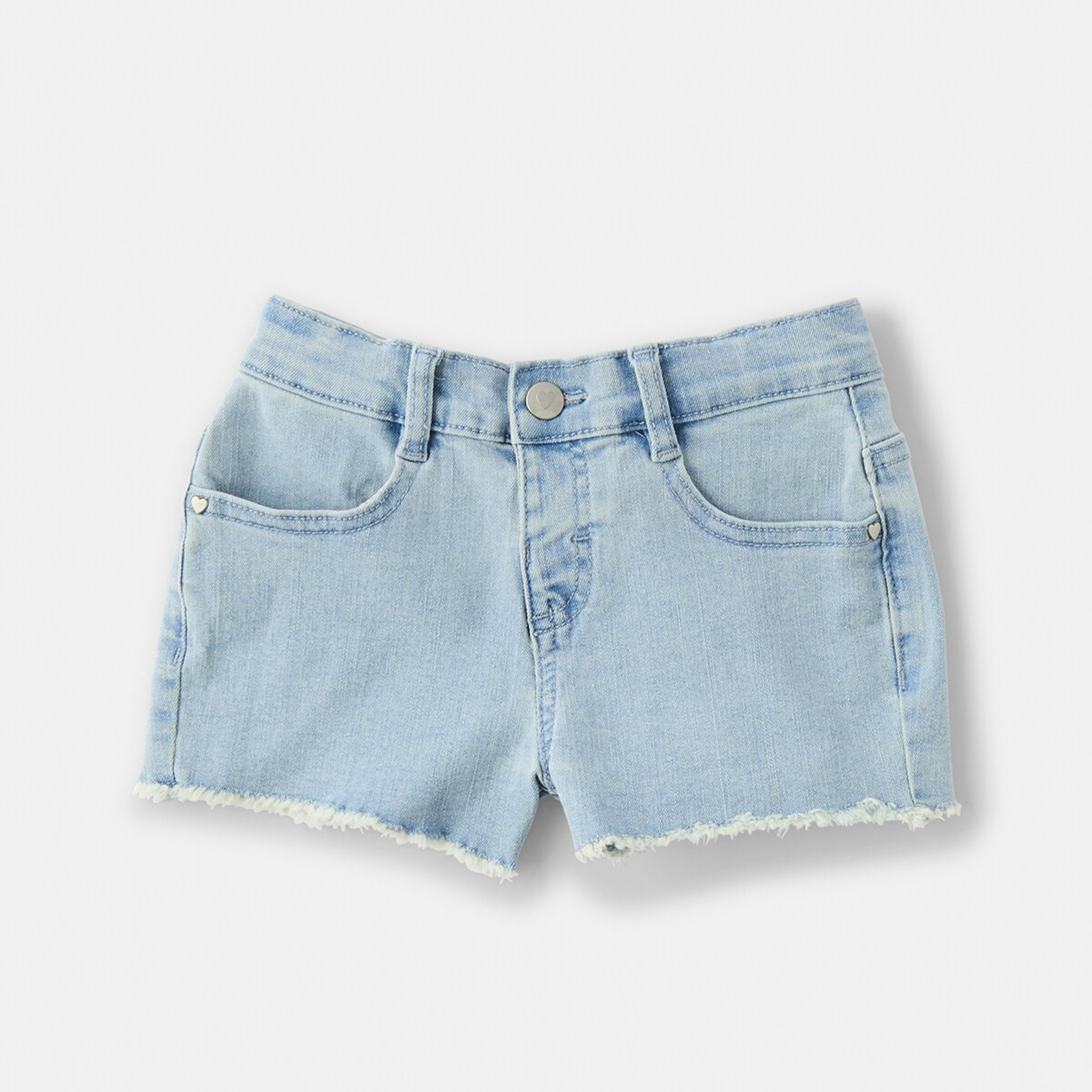 7 Denim Shorts Lit Denim, 7 of 8