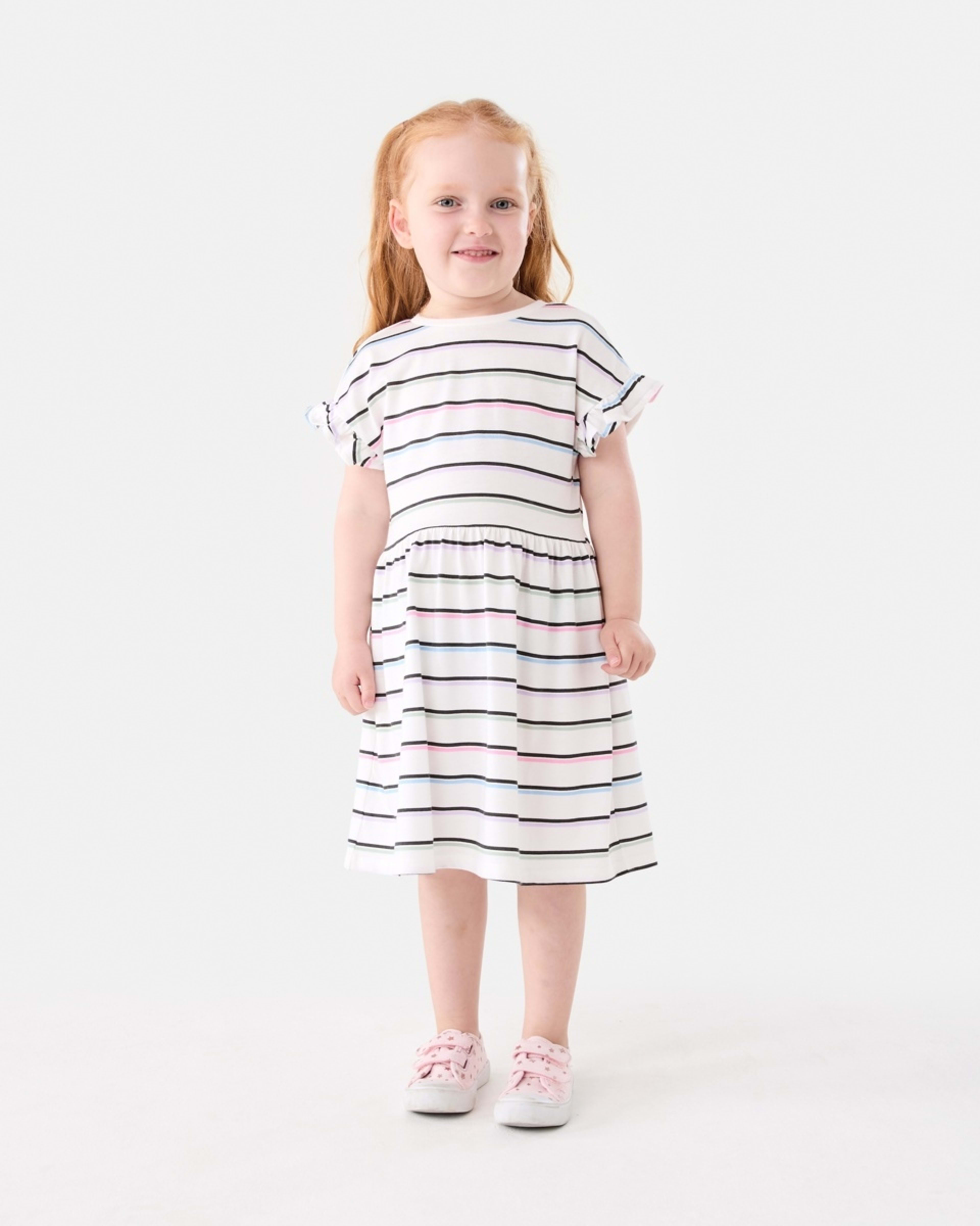 6 Jersey Dress GLINT STRIPES MULTICOLOUR, 6 of 7