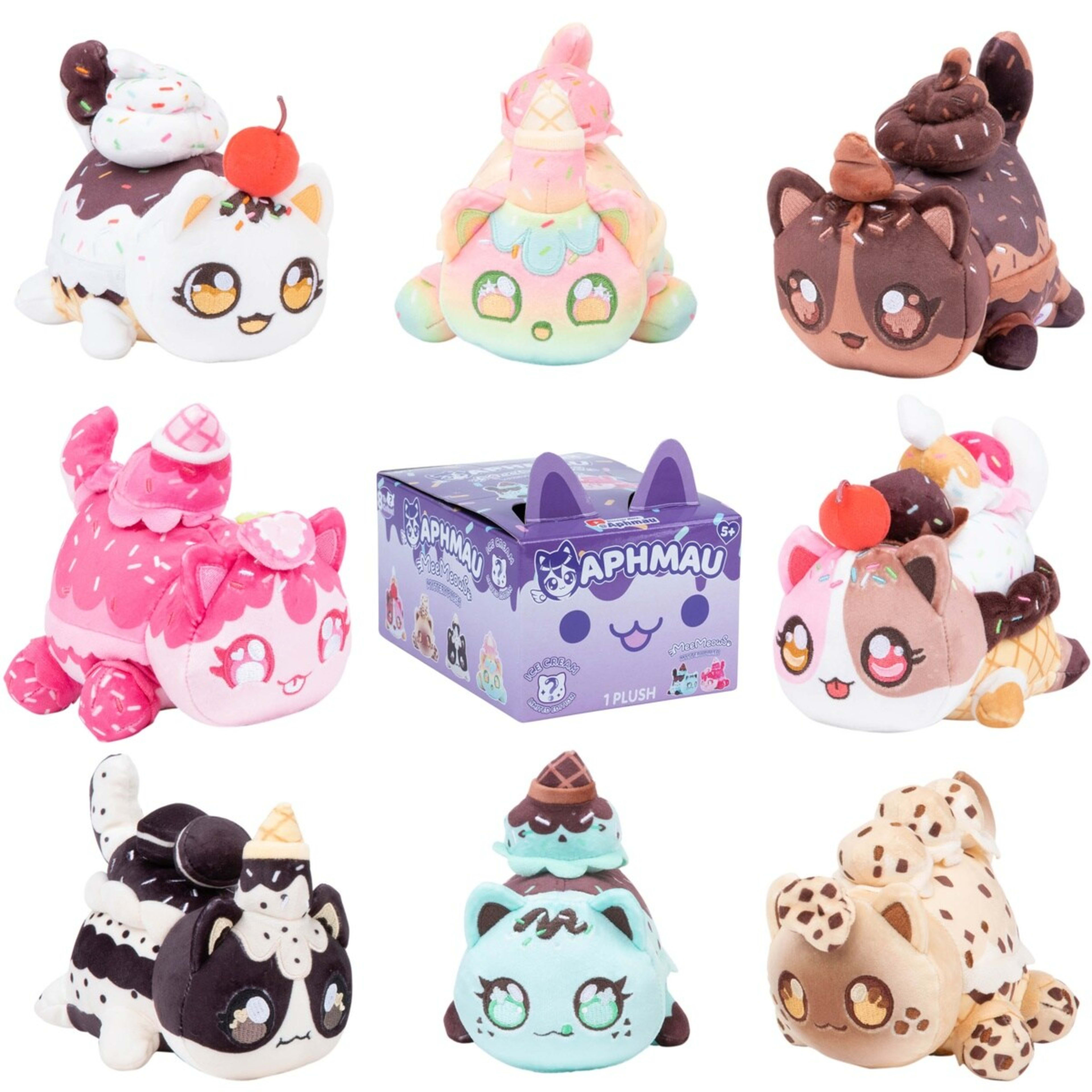 1 15cm Aphmau MeeMeows Mystery Plush: Ice Cream - Assorted