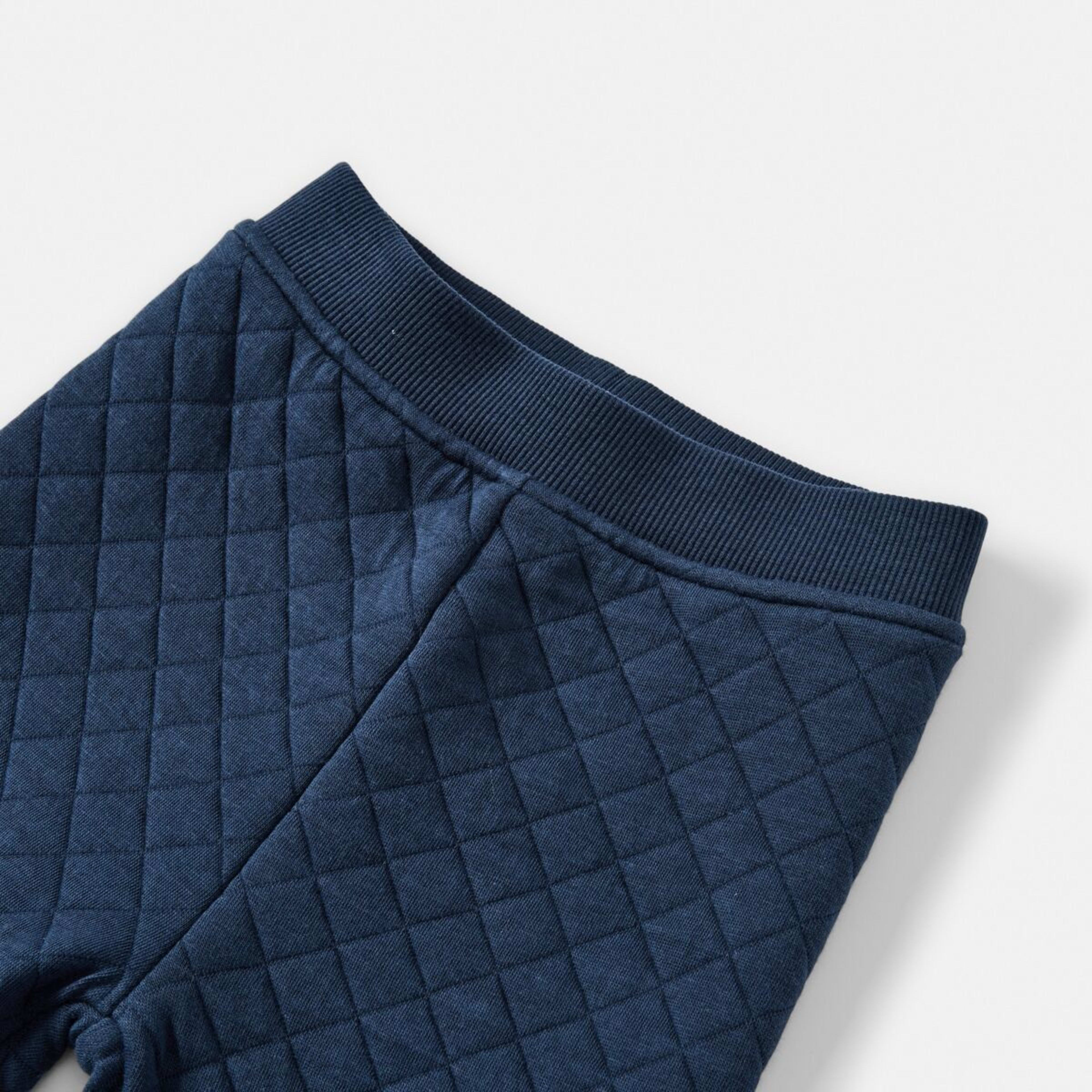 3 Quilted Trackpants Dress Blue, 3 of 3