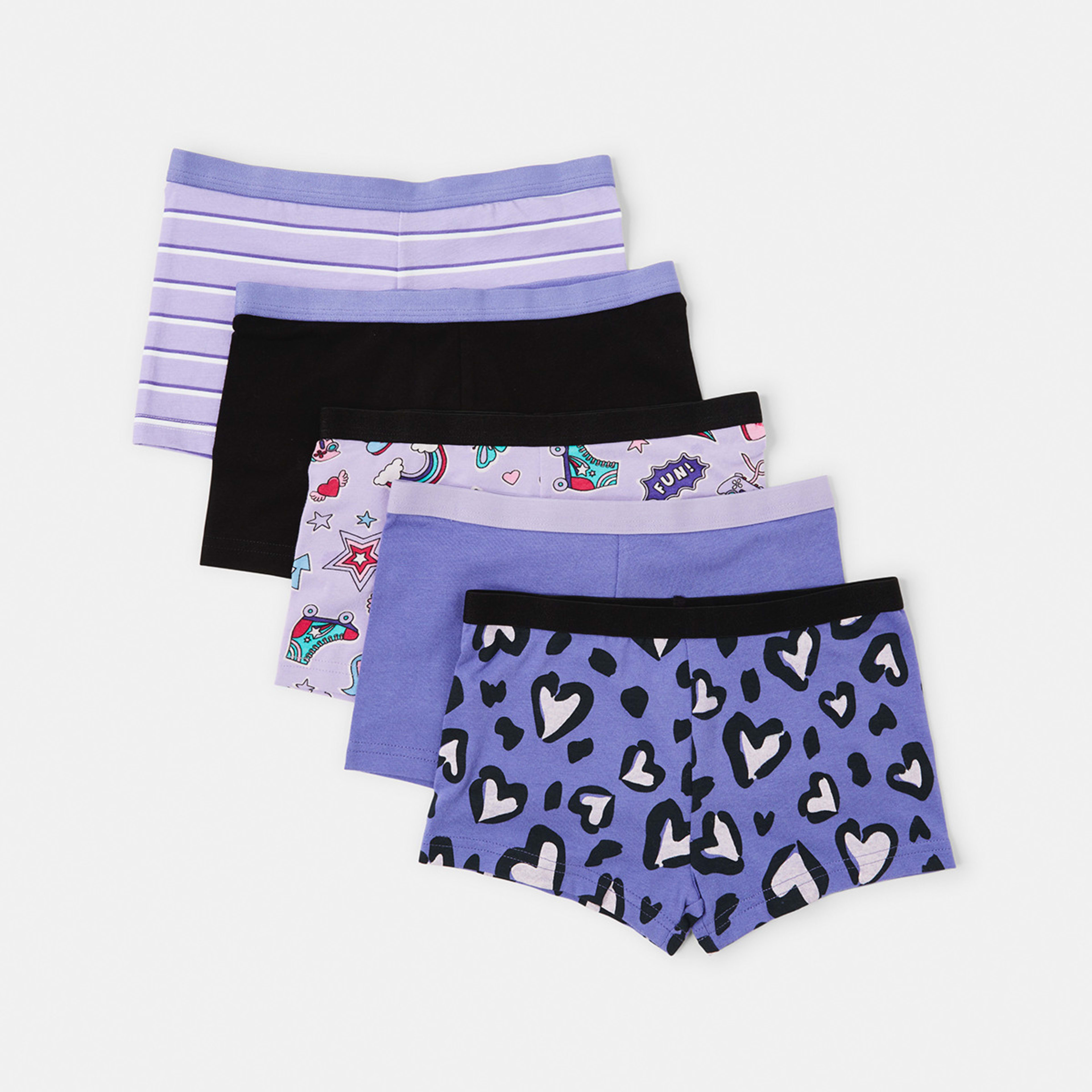 1 5 Pack Shorties Hearts 2, 1 of 8