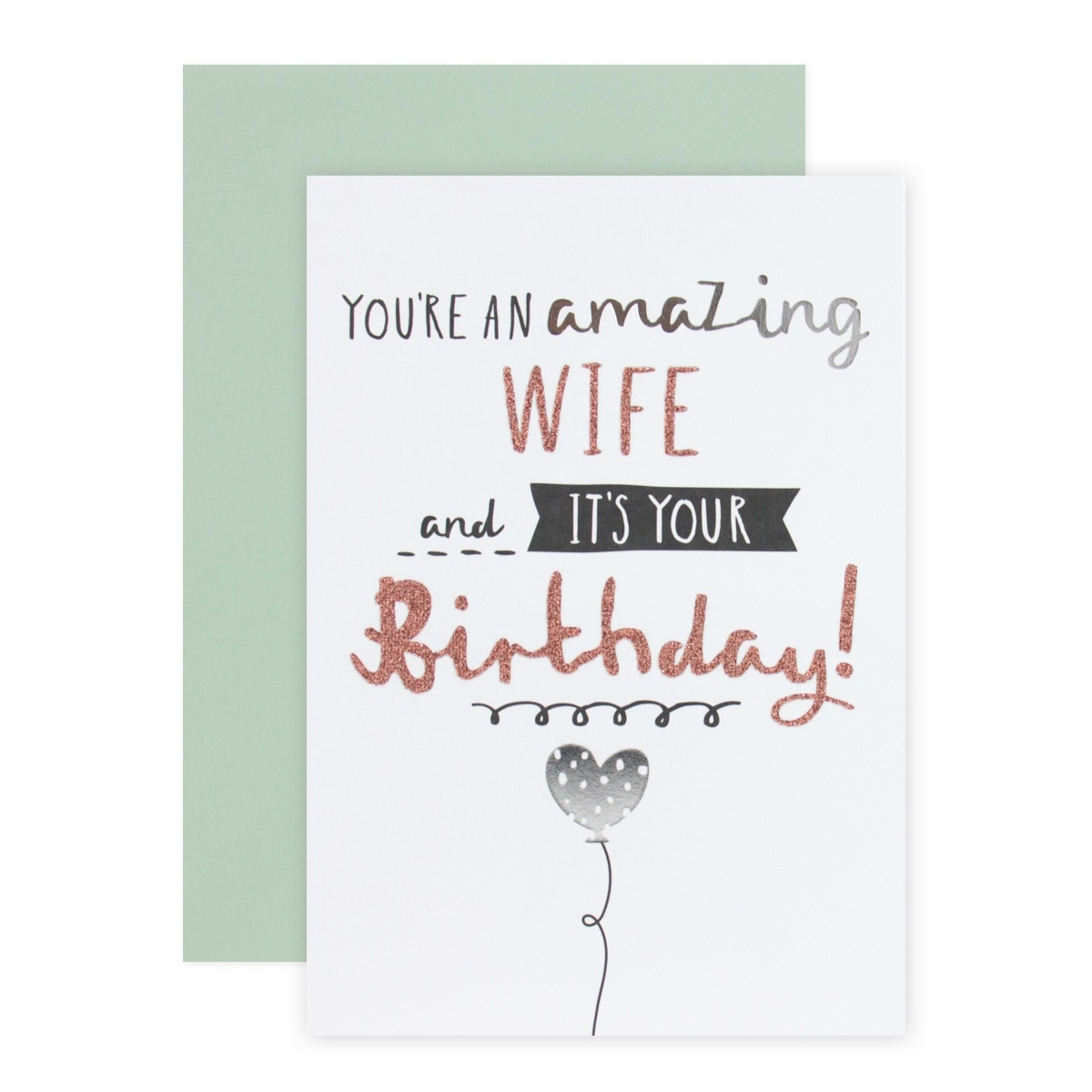 1 Connections from Hallmark Birthday Card For Wife - Amazing & Fantastic