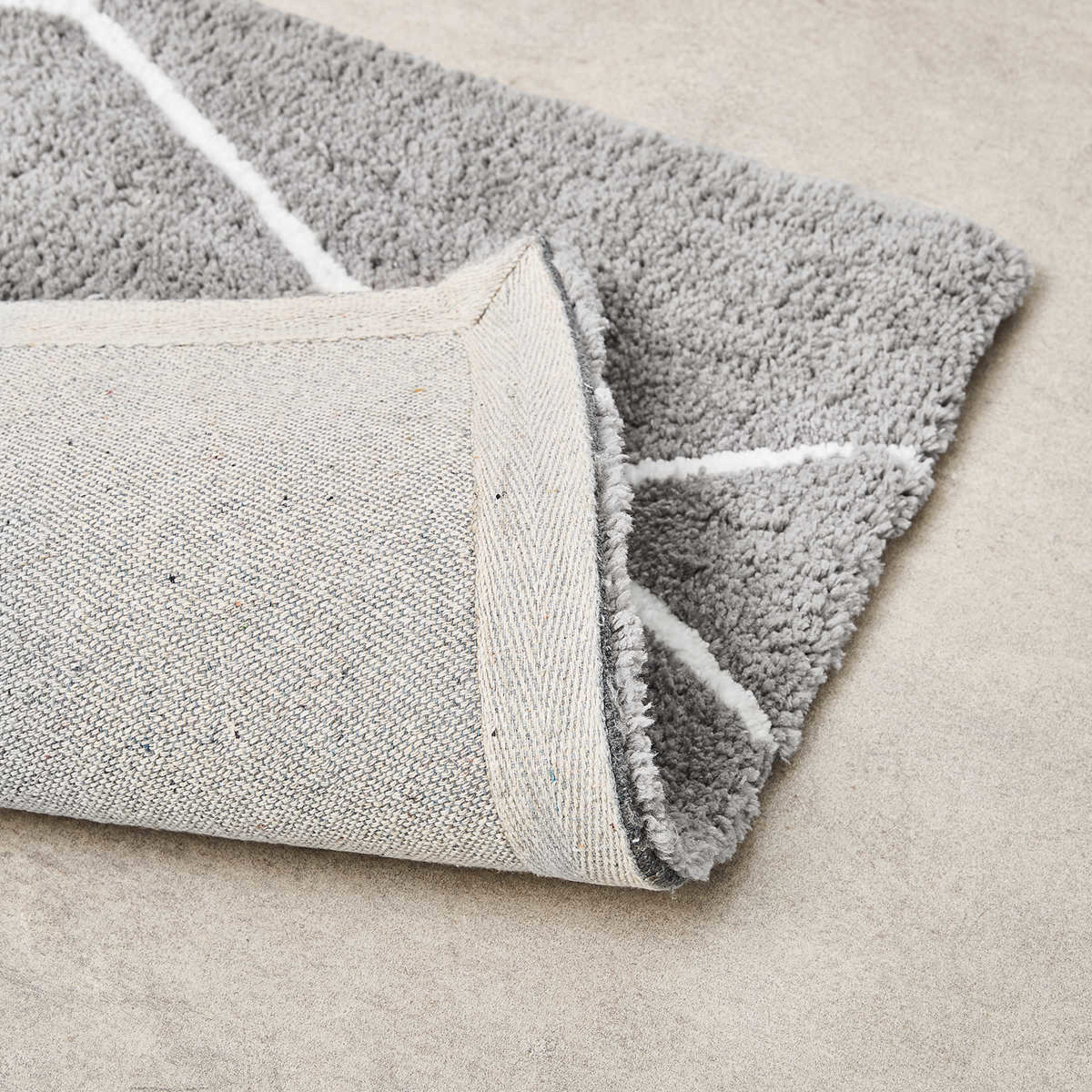 Trellis Rug Grey, Small 140cm x 70cm Kmart