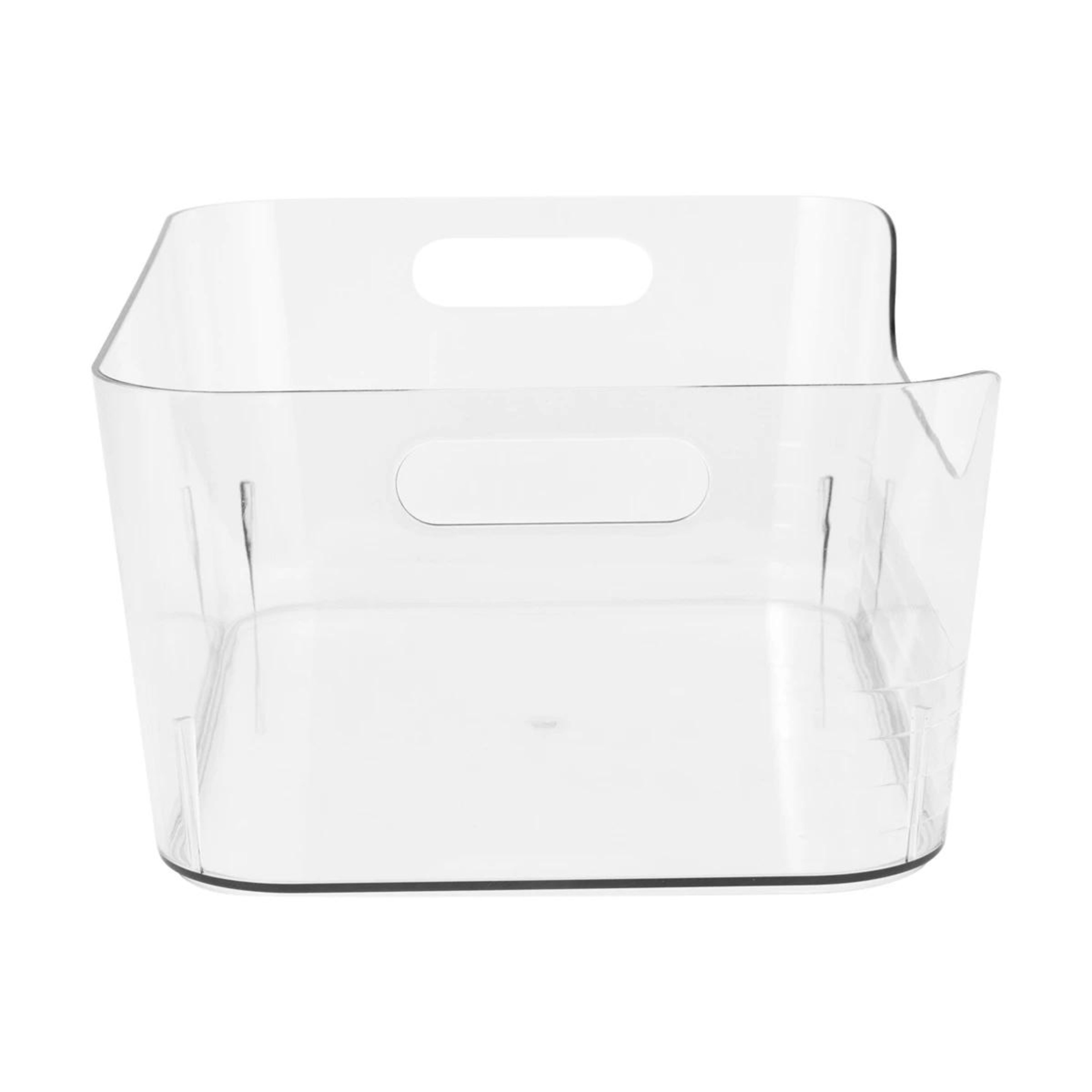 4 Medium Cut Out Edge Tub - Clear, 4 of 6