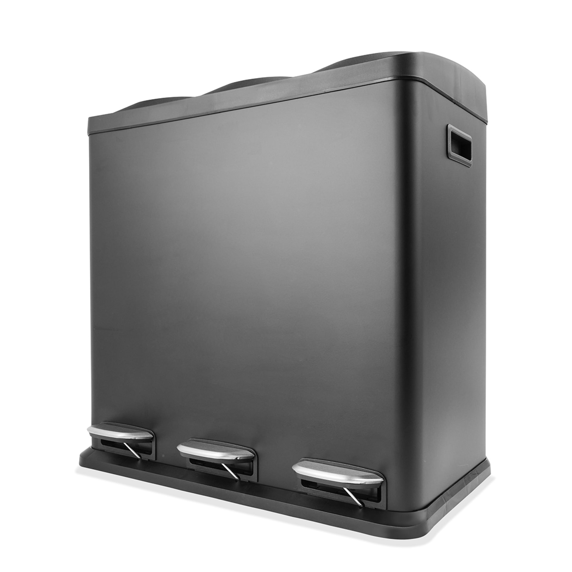 60L Black Recycle Bin - Kmart