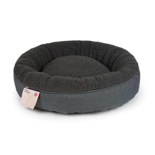 Pet Bed Round Plush - Medium - Kmart