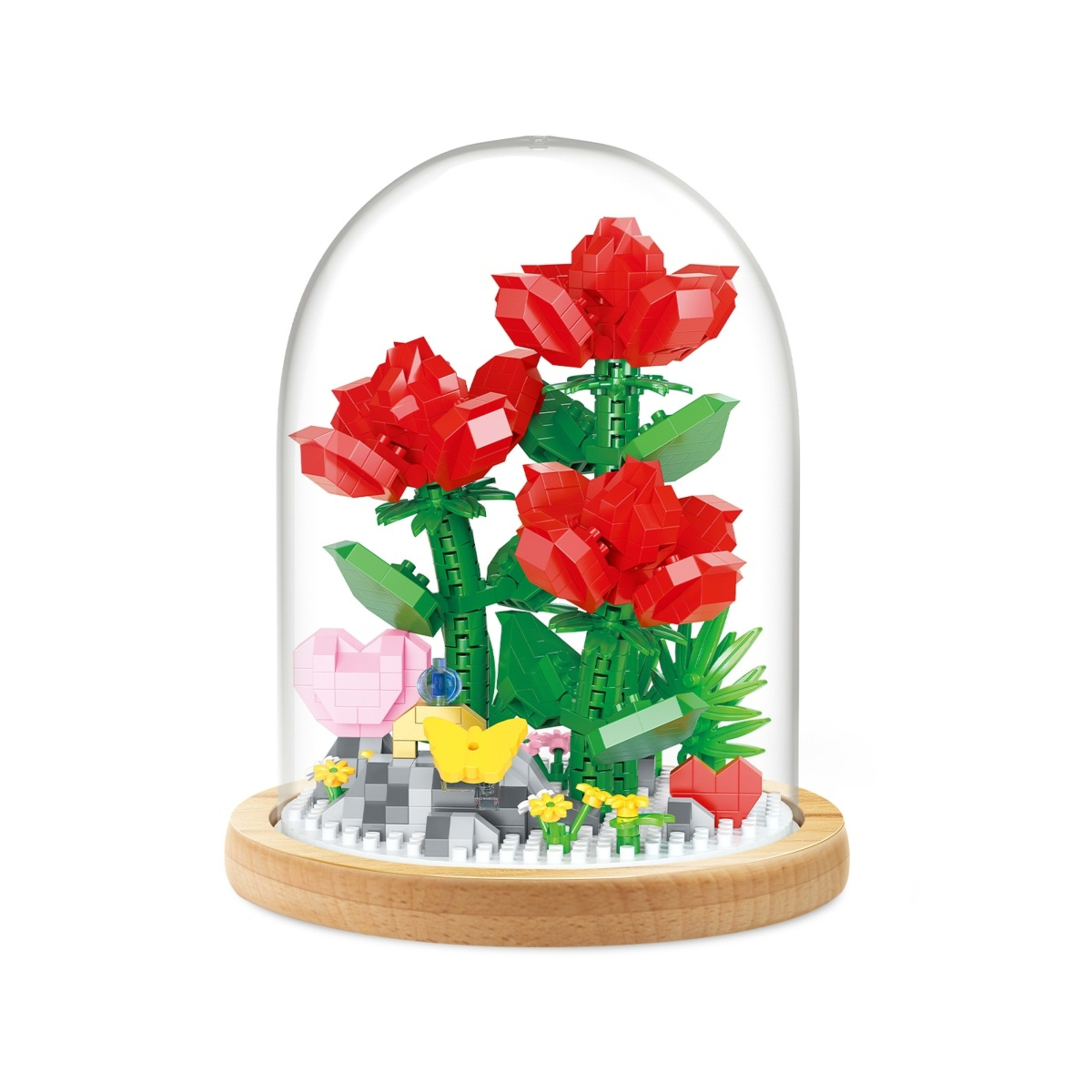 3 Mini Blocks Flower Series: Flower Dome - Assorted, 3 of 5