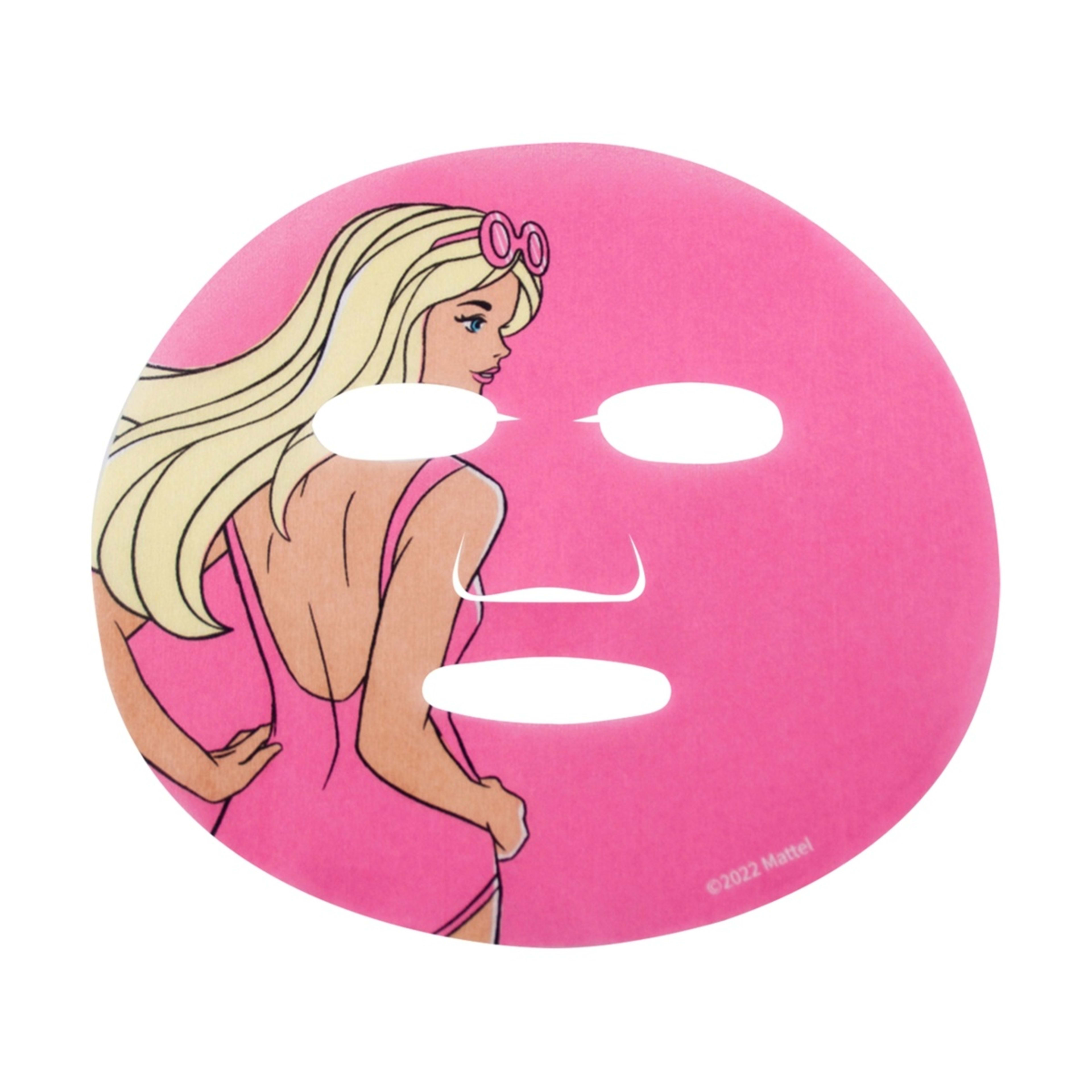 2 Barbie Brightening Sheet Mask 20ml - Sweet Peach Scent, 2 of 3
