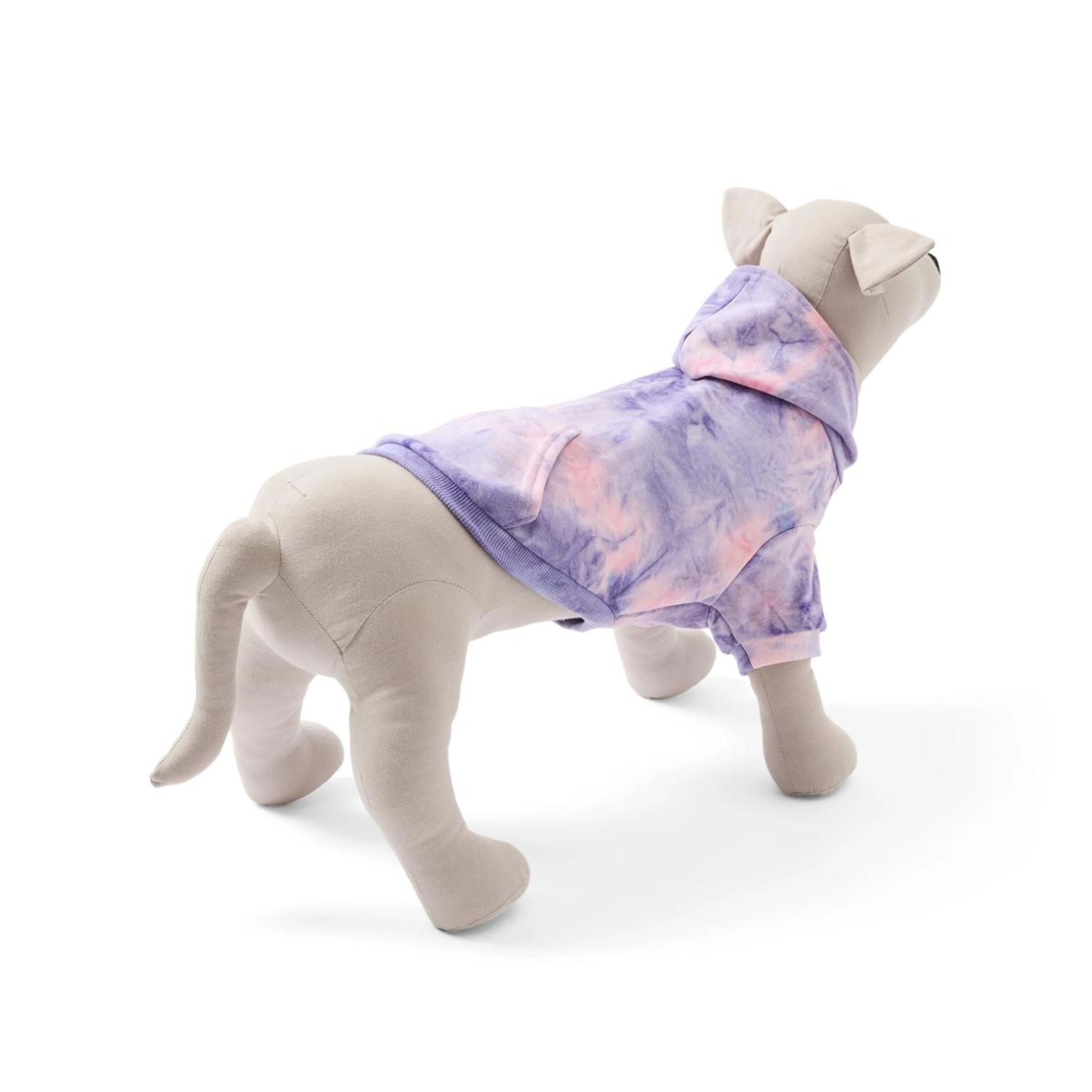 3 Pet Hoodie Tie-Dye - Large, Lilac, 3 of 10