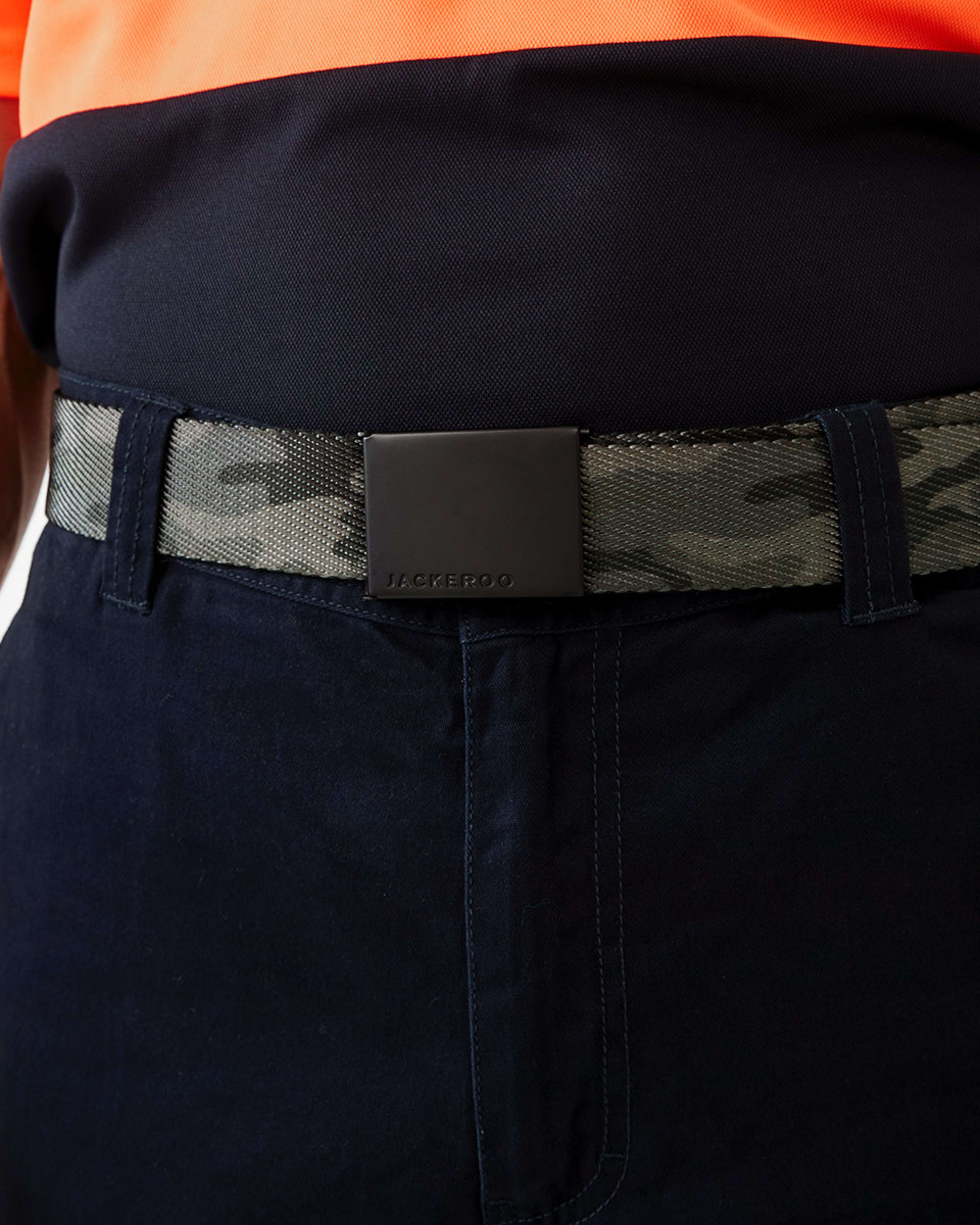 3 Flat Buckle Web Belt Camo, 3 of 4