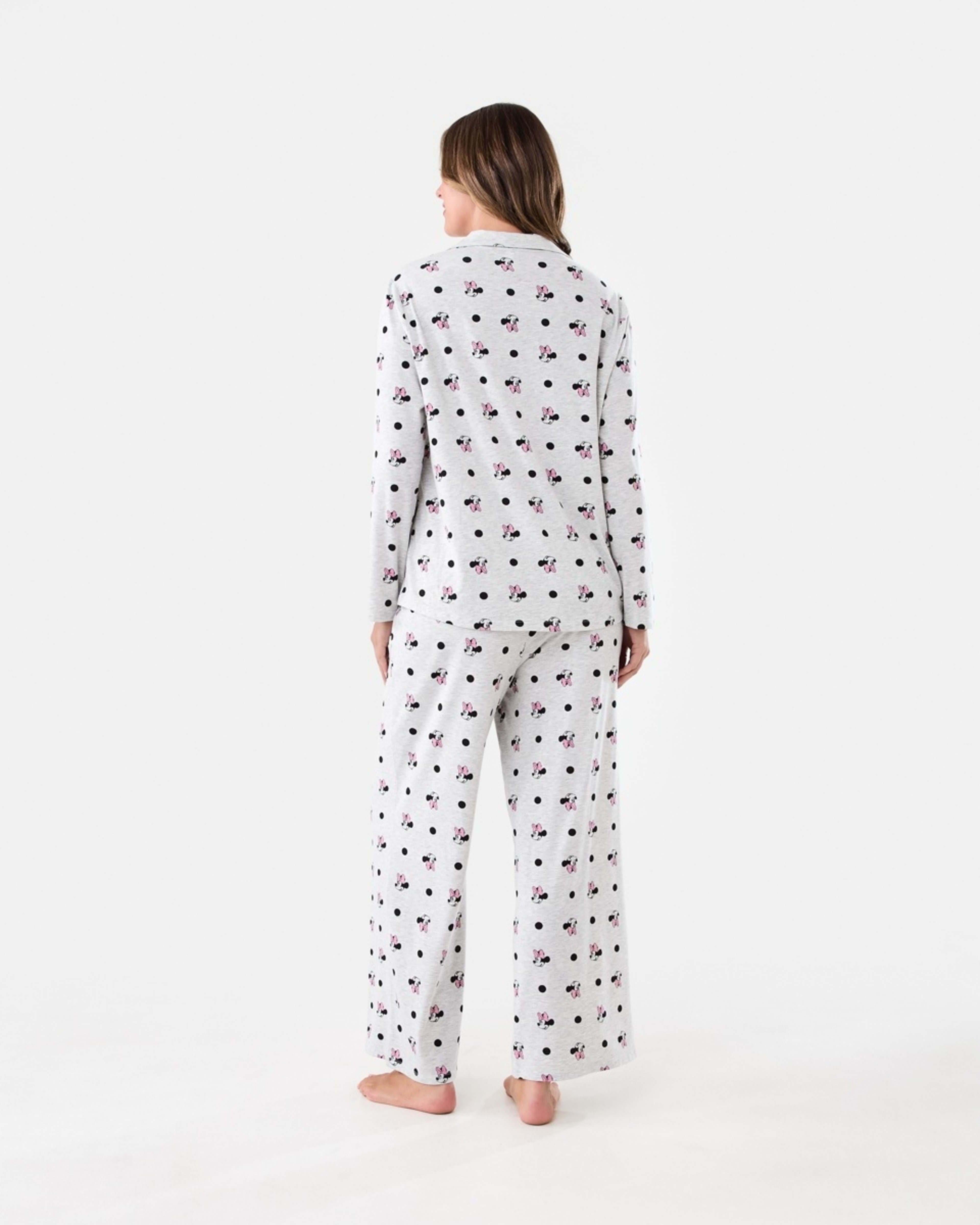 3 Minnie Mouse License Long Sleeve Comfort Pyjama Set Minnie Spt, 3 of 6