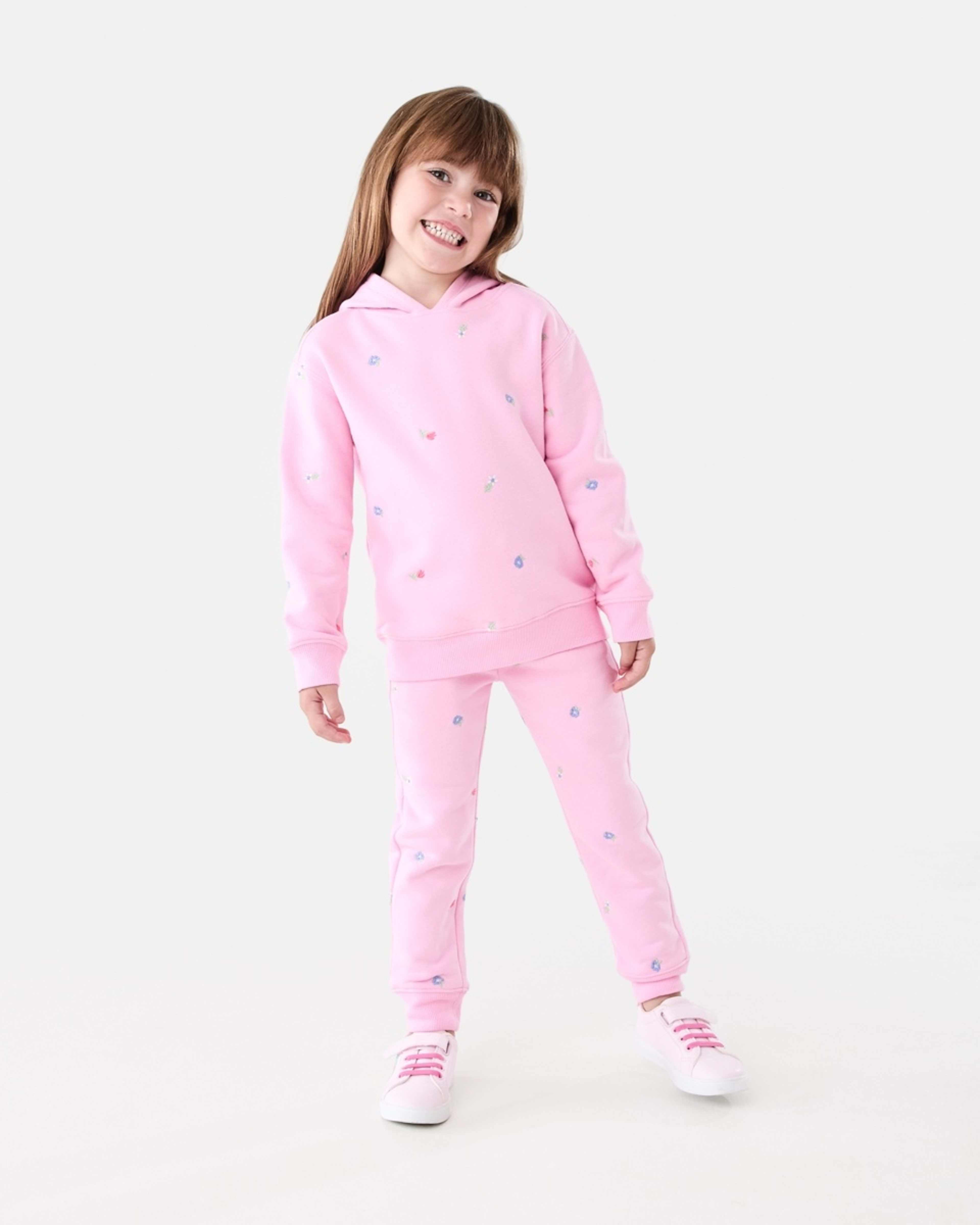 6 Embroidery Trackpants Blossom Threads Prismatic Pink, 6 of 9