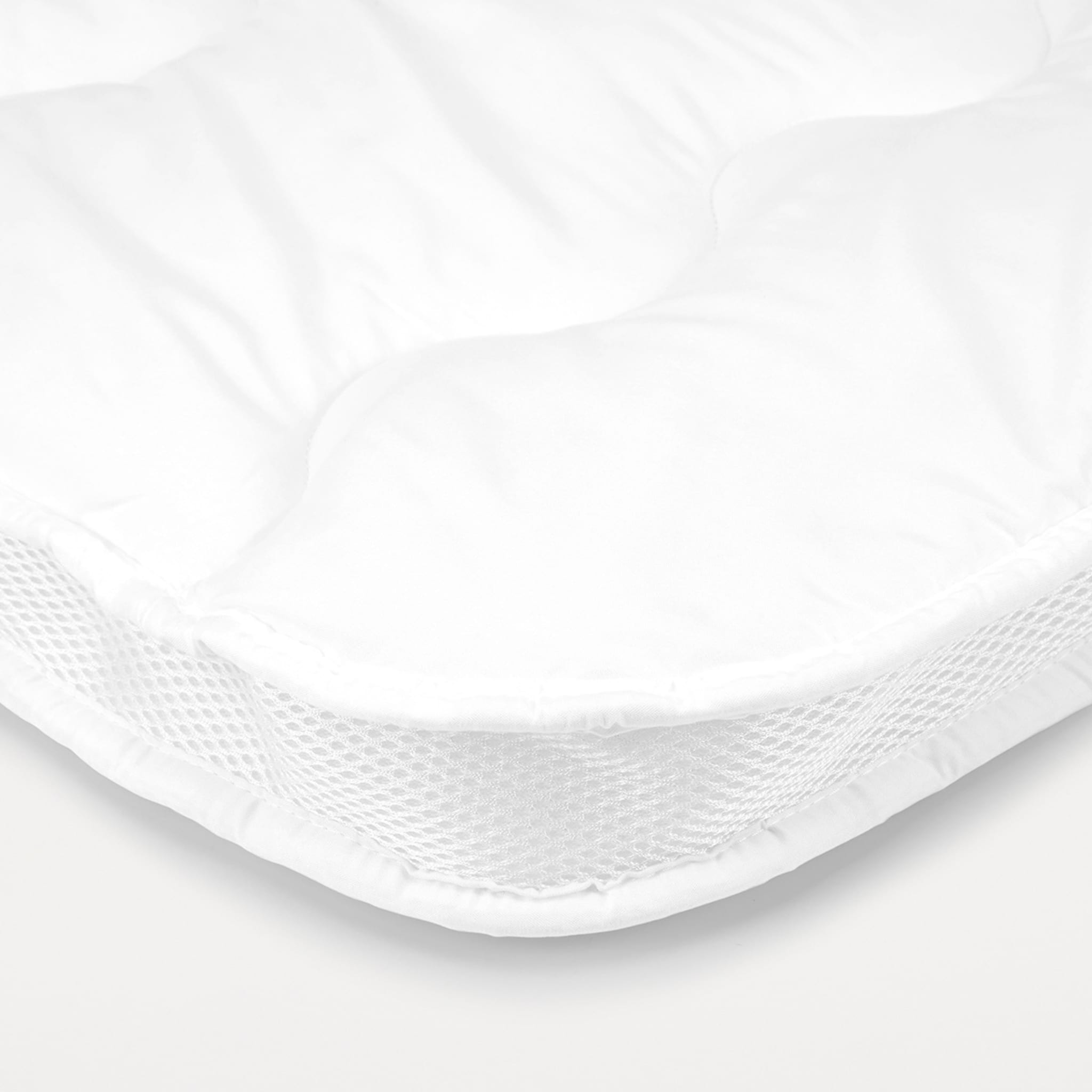 Strapped Airflow Mattress Topper Double Bed, White Kmart