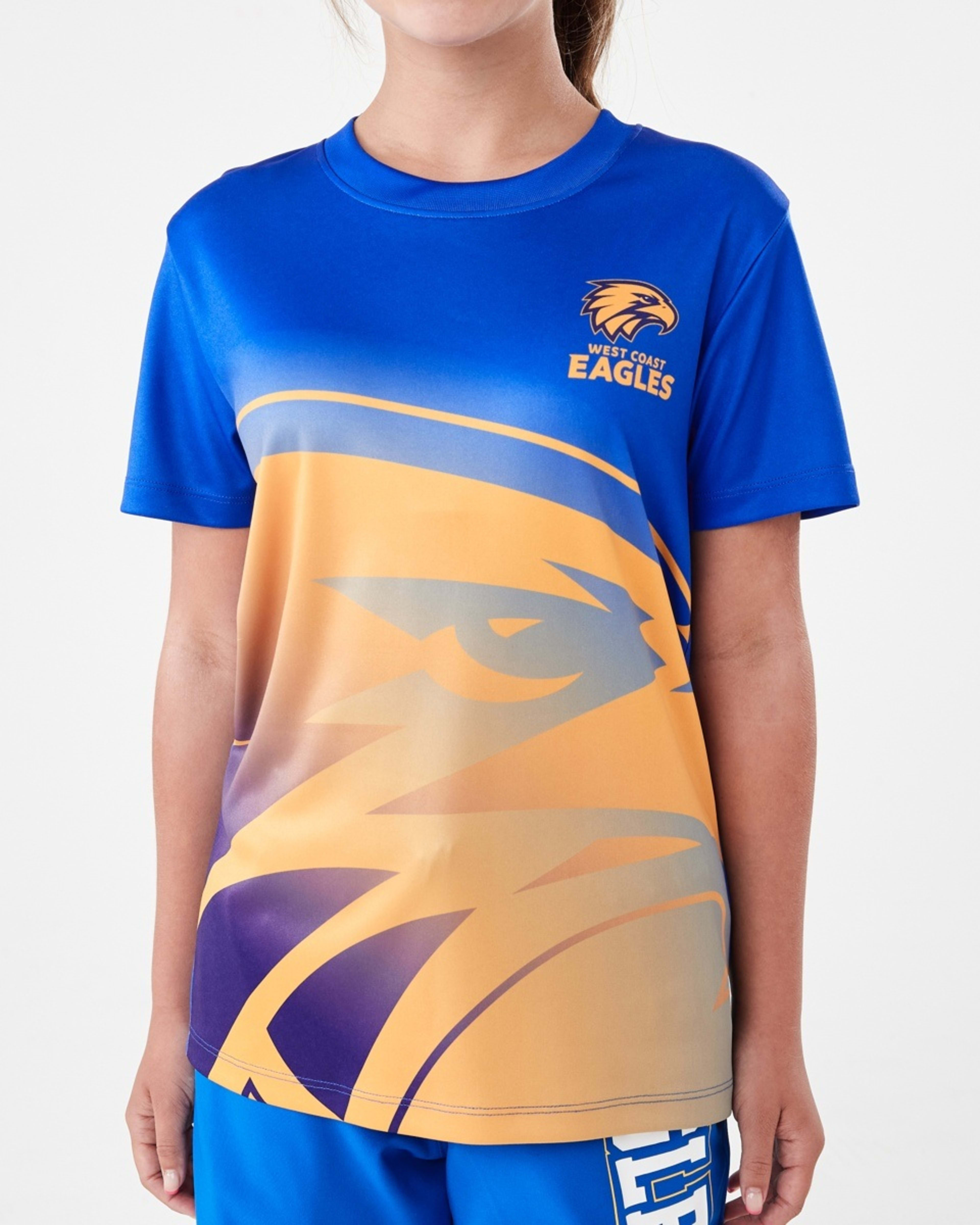 5 Official AFL Kids Training T-shirt West Coast, 5 of 9