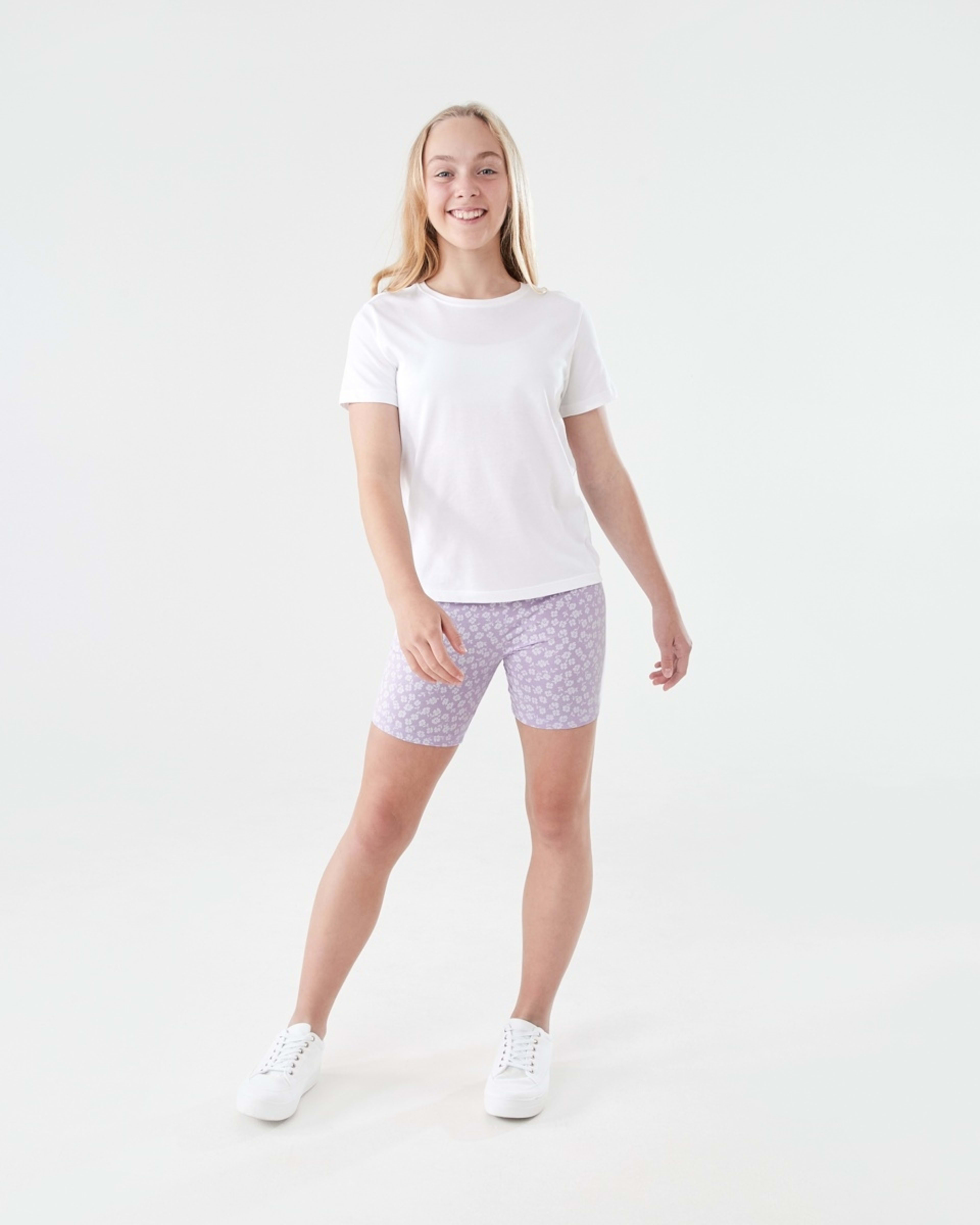 4 Print Bike Shorts BLOSSOM FIELD PASTEL LILAC, 4 of 5
