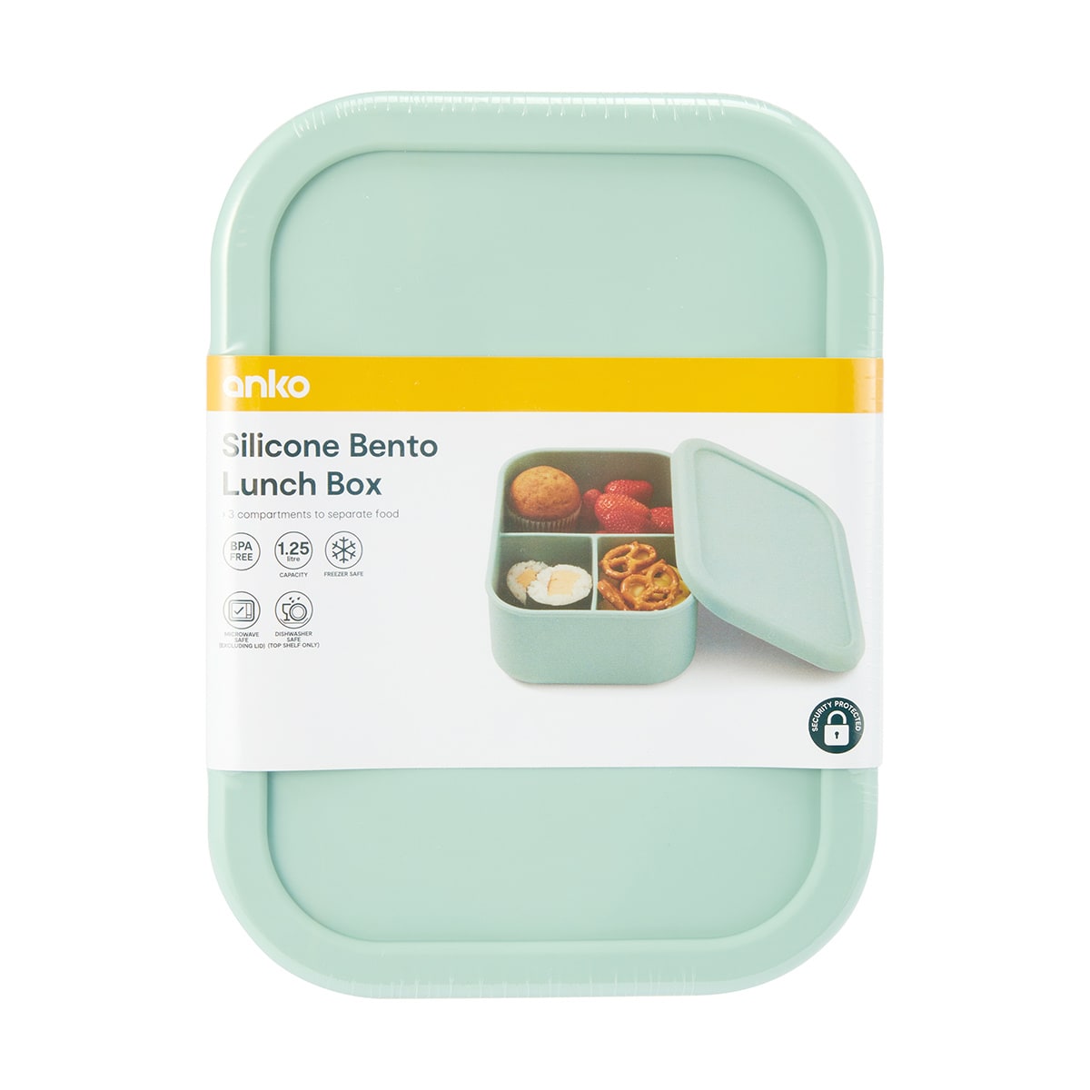 Sage Silicone Bento Lunch Box Kmart