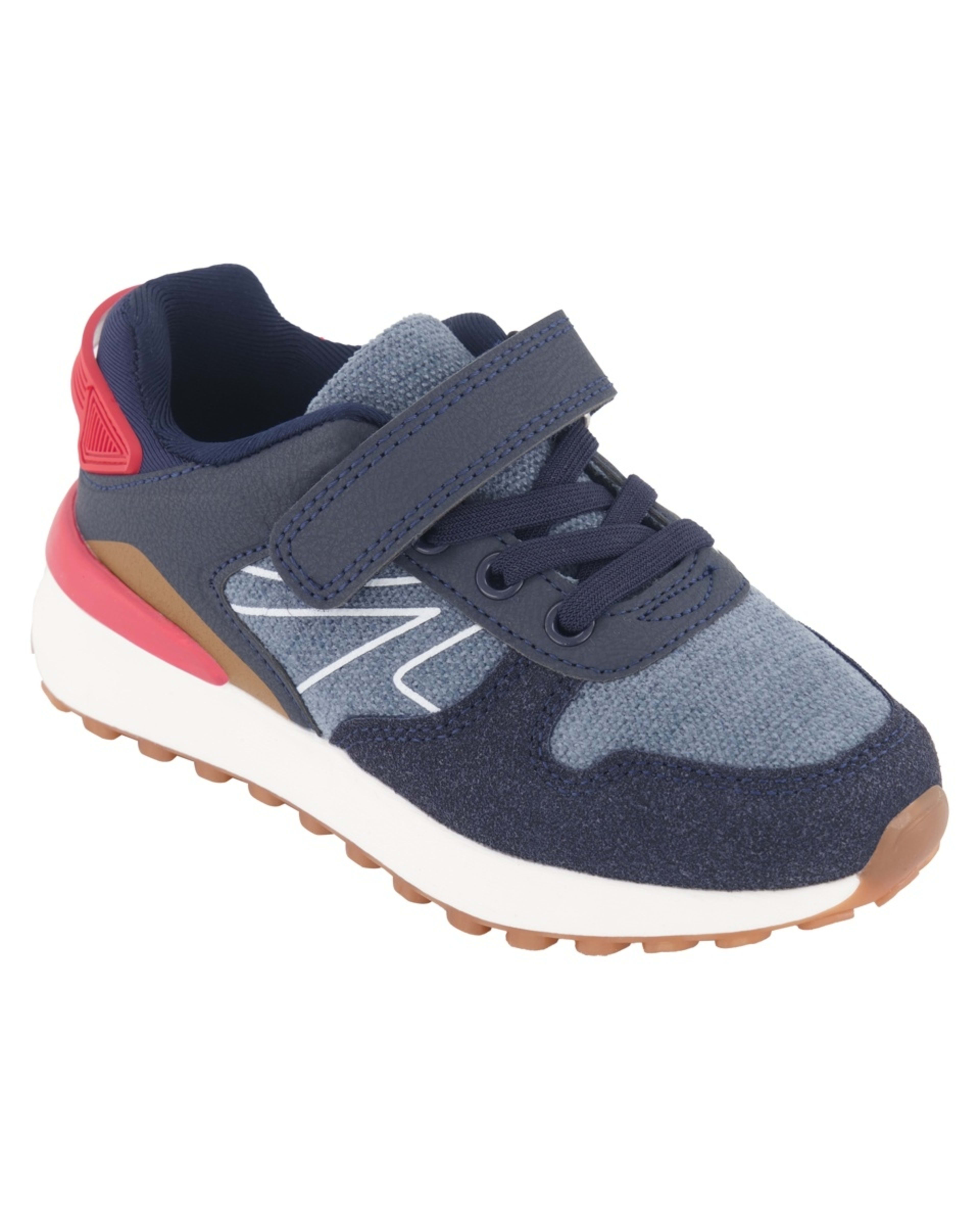 1 Junior Casual Sneakers NAVY Denim Blues, 1 of 5