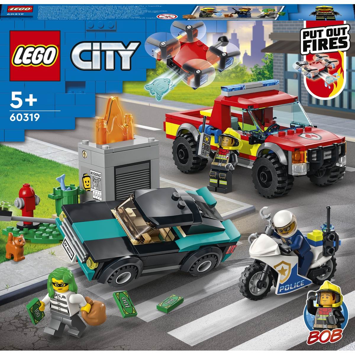 lego city fire car