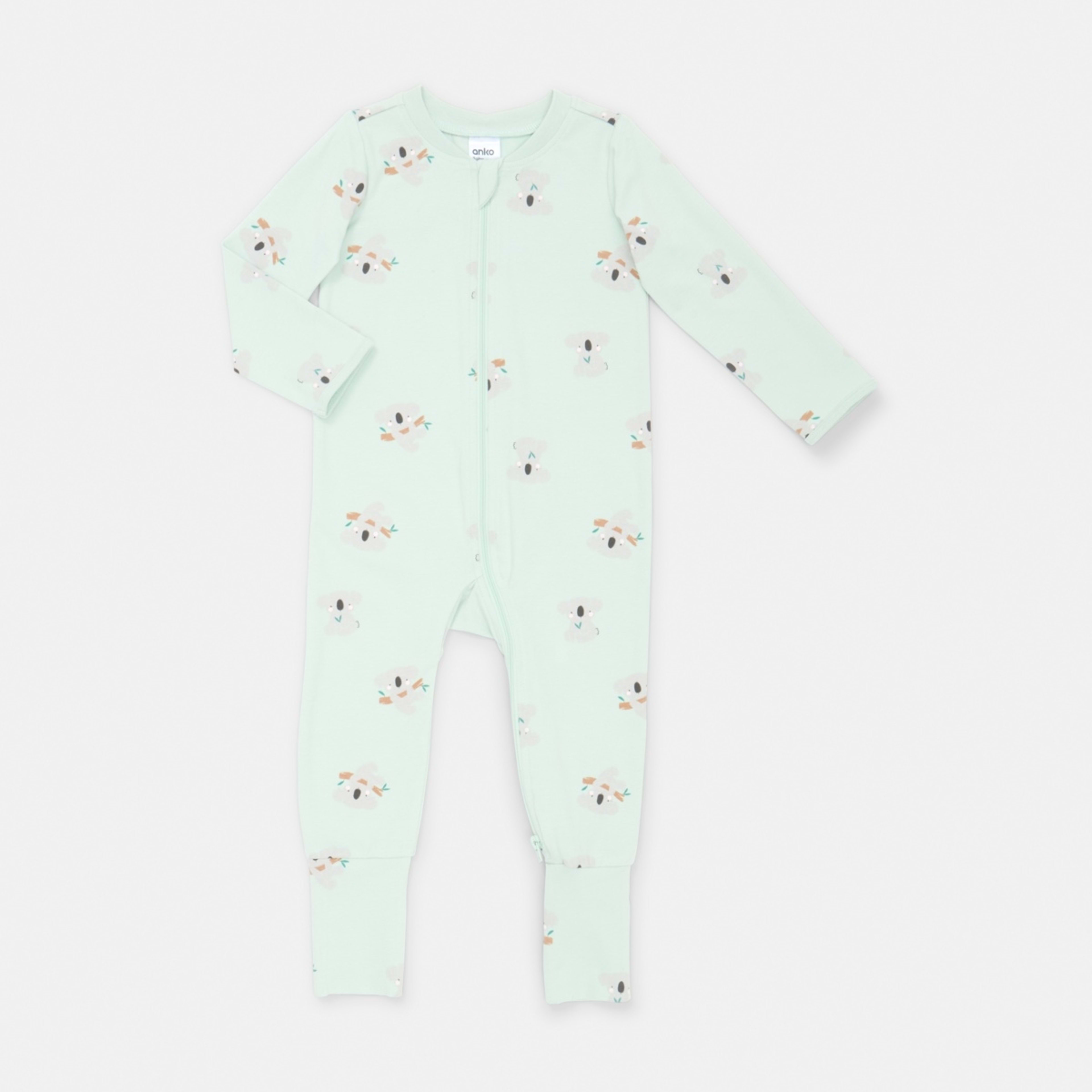 1 Turn Cuff Coverall Cute Koalas, 1 of 3