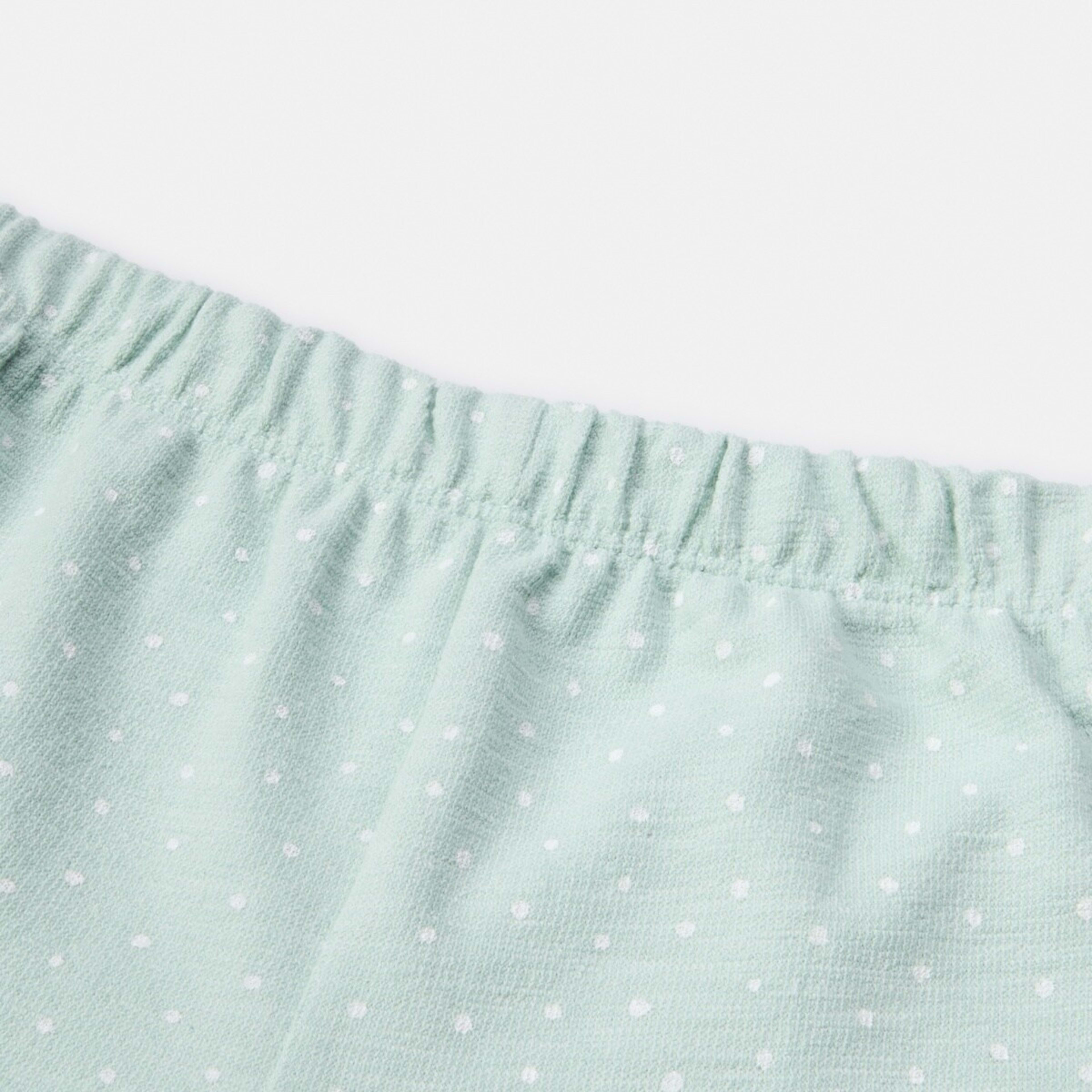 6 2 Piece Slub Set Green Spots, 6 of 6