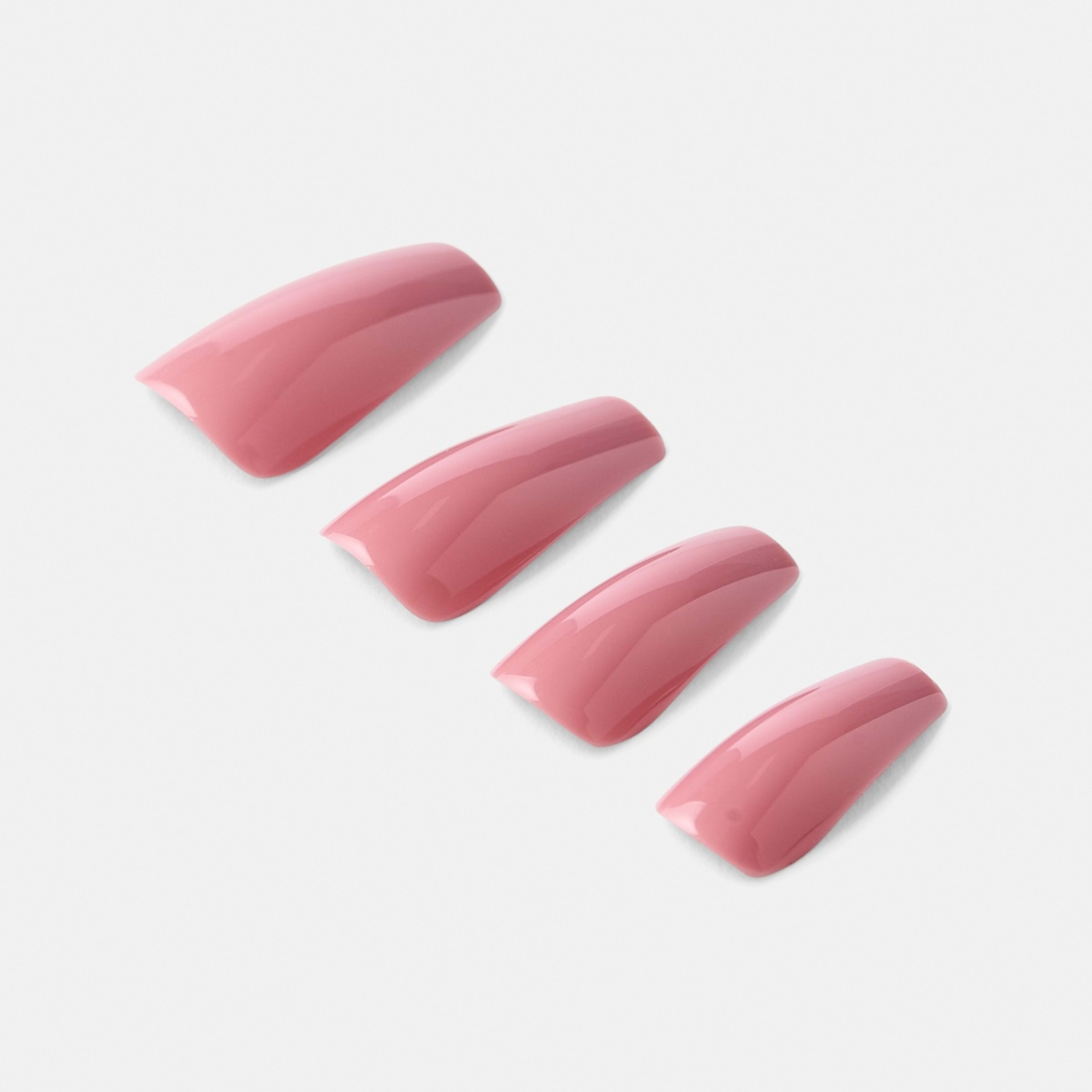 5 OXX Cosmetics 24 Pack Artificial Nails with Adhesive - Squareletto Shape, Nude, 5 of 5