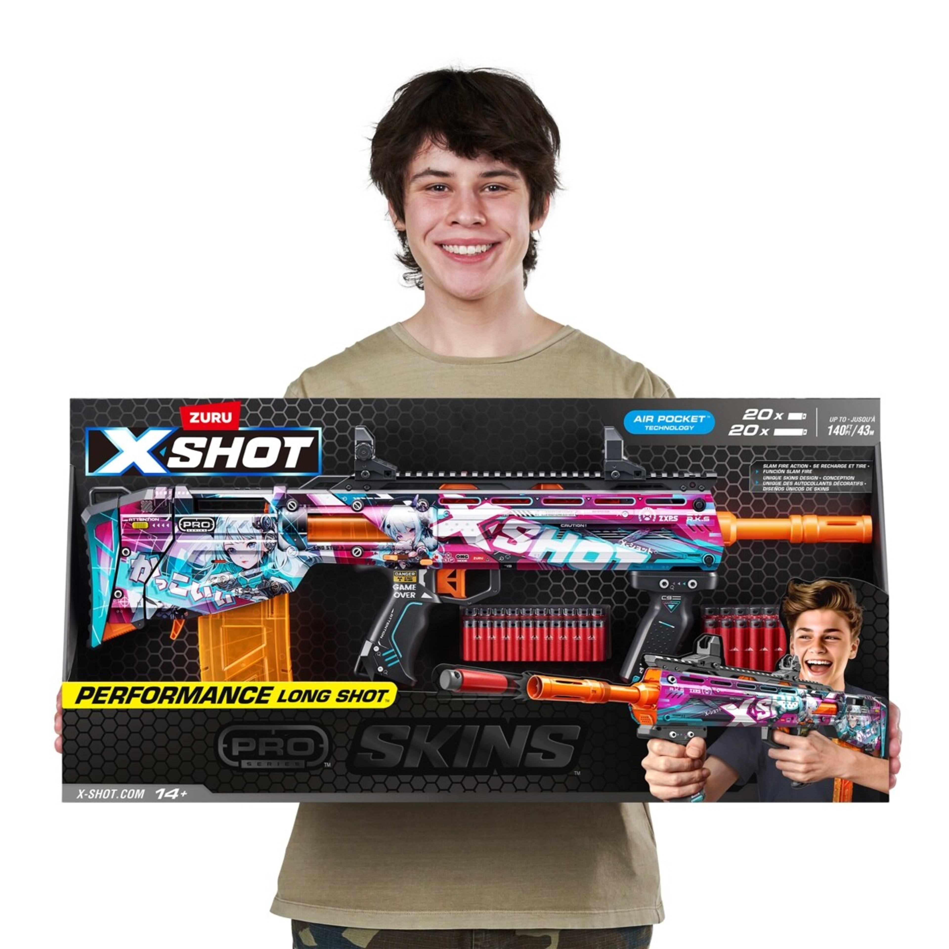 4 Zuru X-Shot Skins Pro Series 1 Anime Long Shot Blaster, 4 of 6