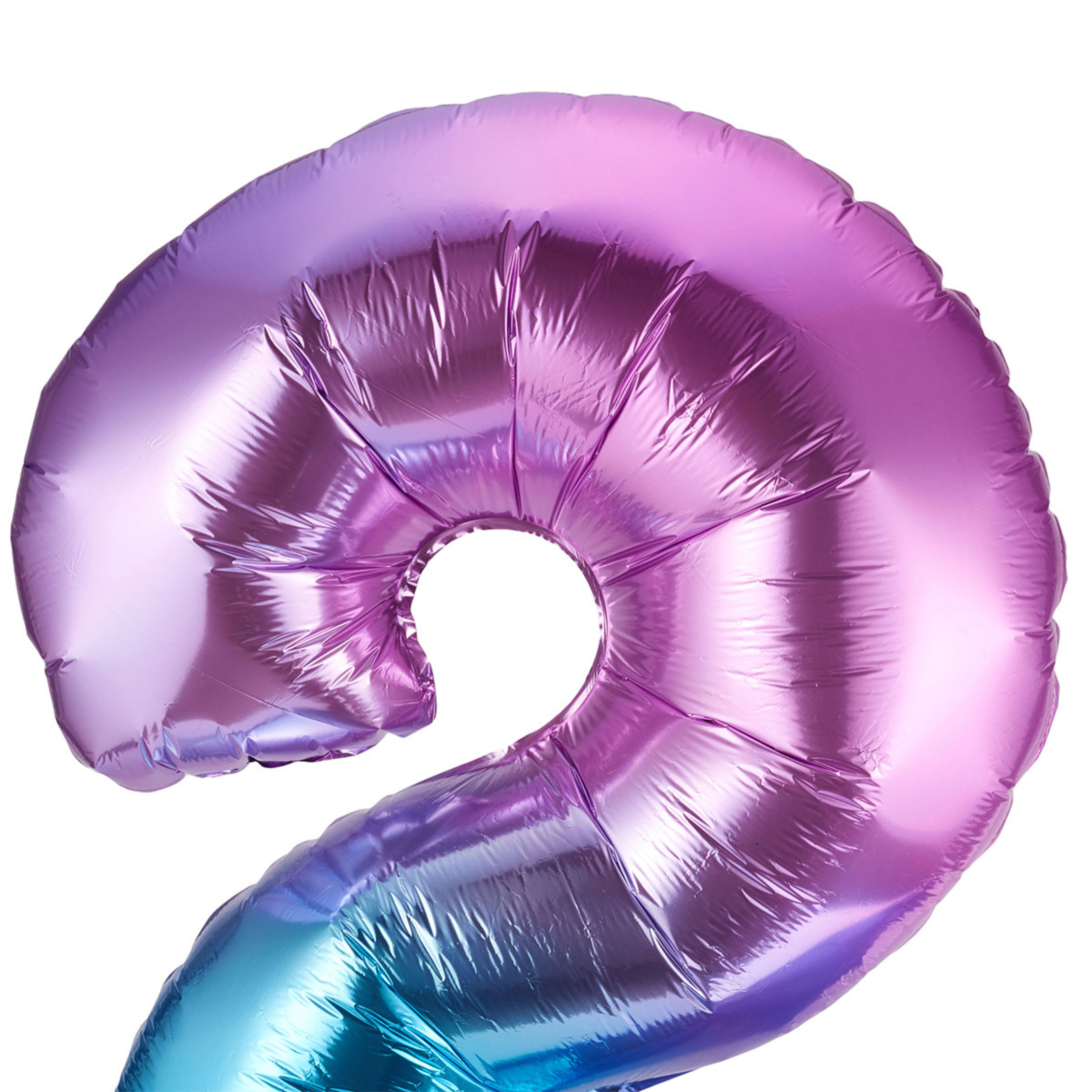 2 Giant Number 2 Foil Balloon, 2 of 4