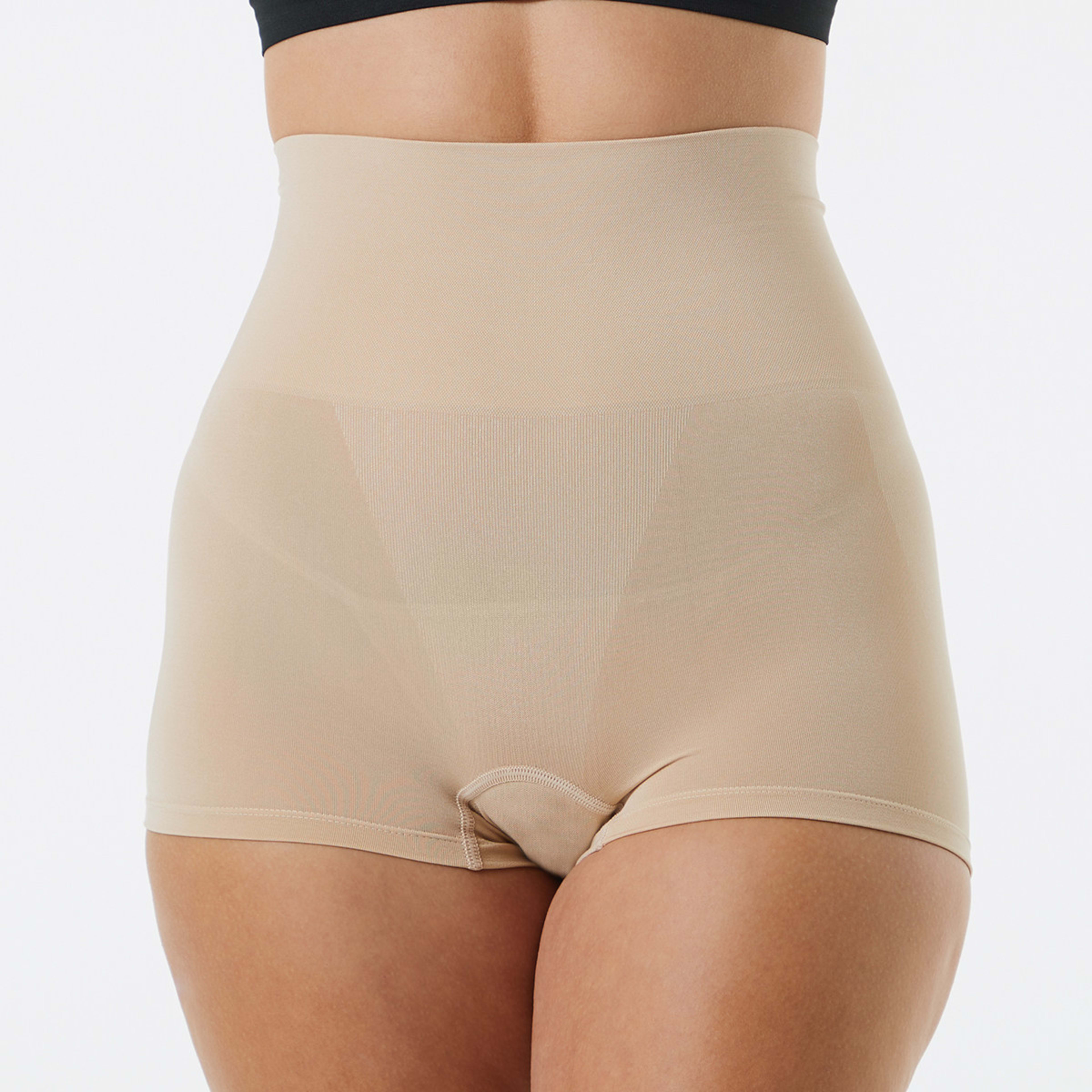 5 2 Pack Seamfree Boyleg Shaping Shorts Blk Beige, 5 of 8