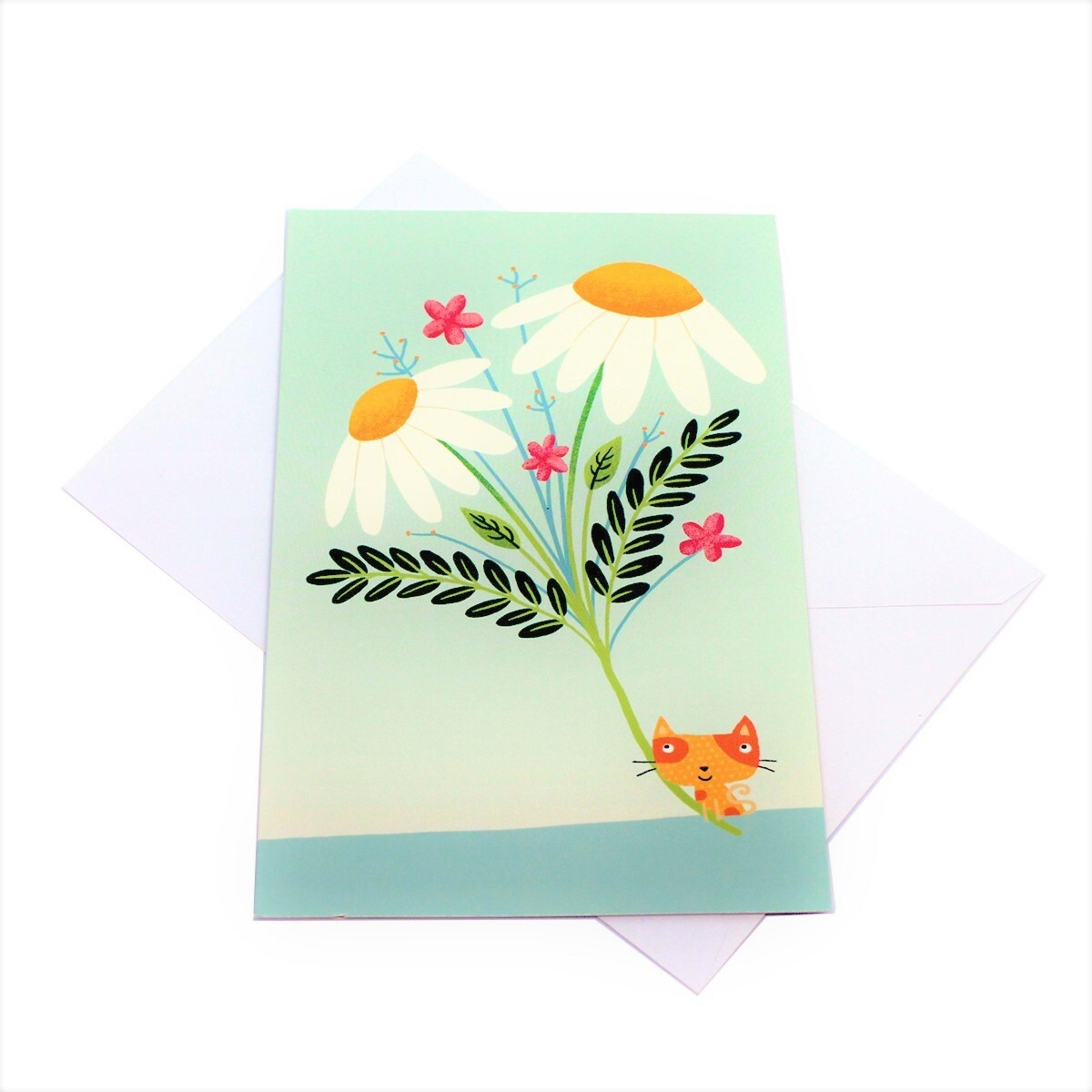 1 Hallmark Birthday Card - Cat Bouquet