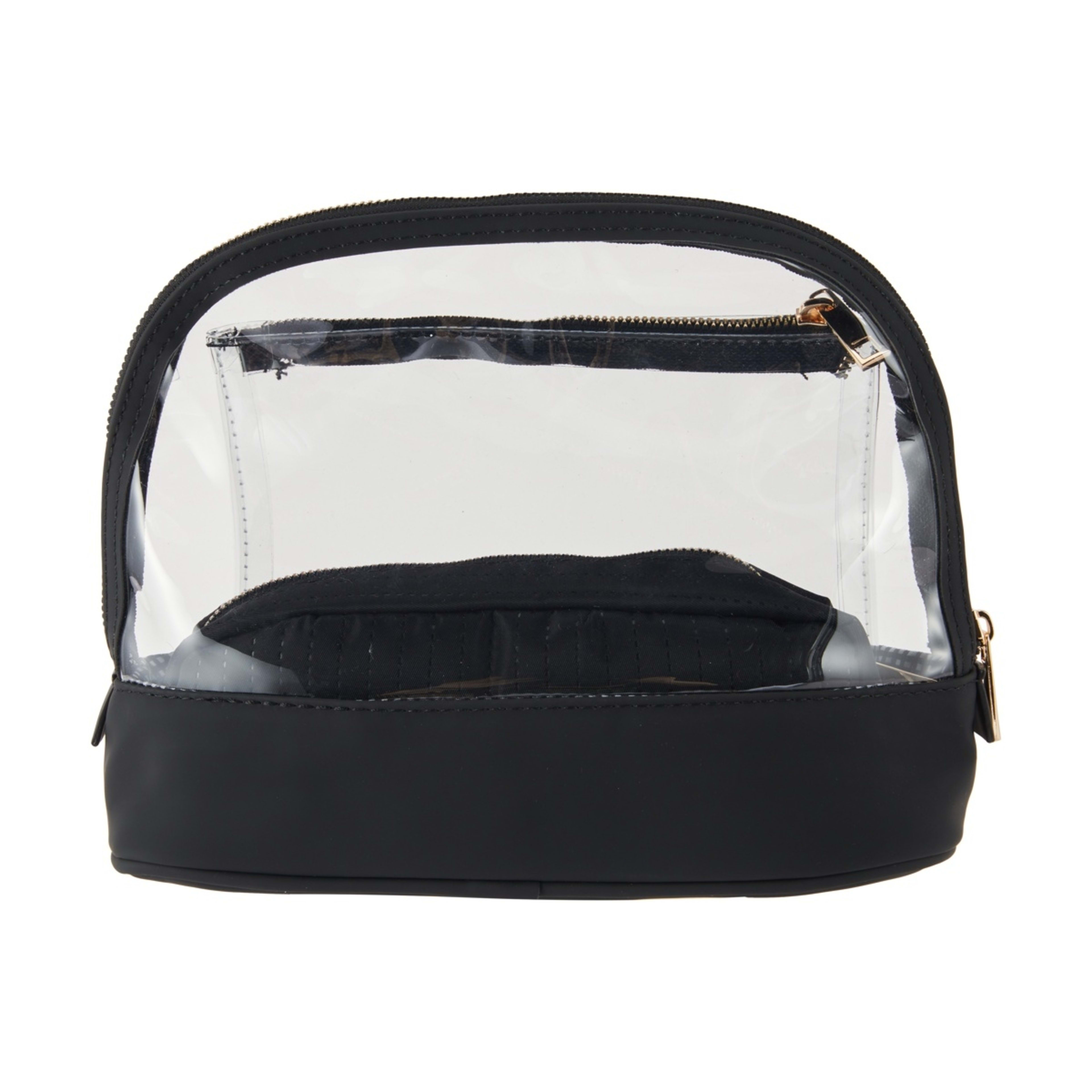 1 OXX Cosmetics 3 Piece Makeup Bag Set - Black