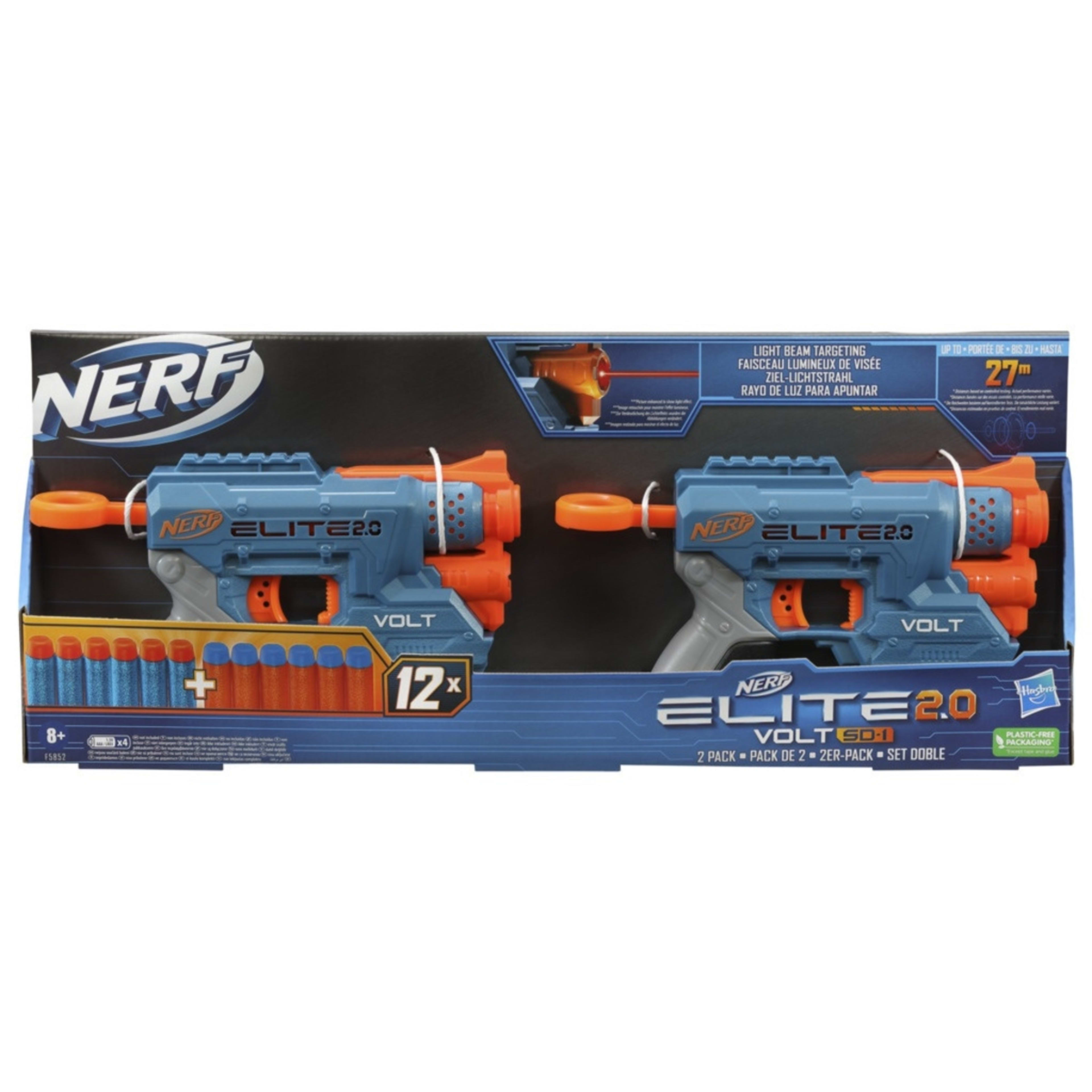 2 Pack NERF Elite 2.0 Volt SD1 Blasters Kmart NZ