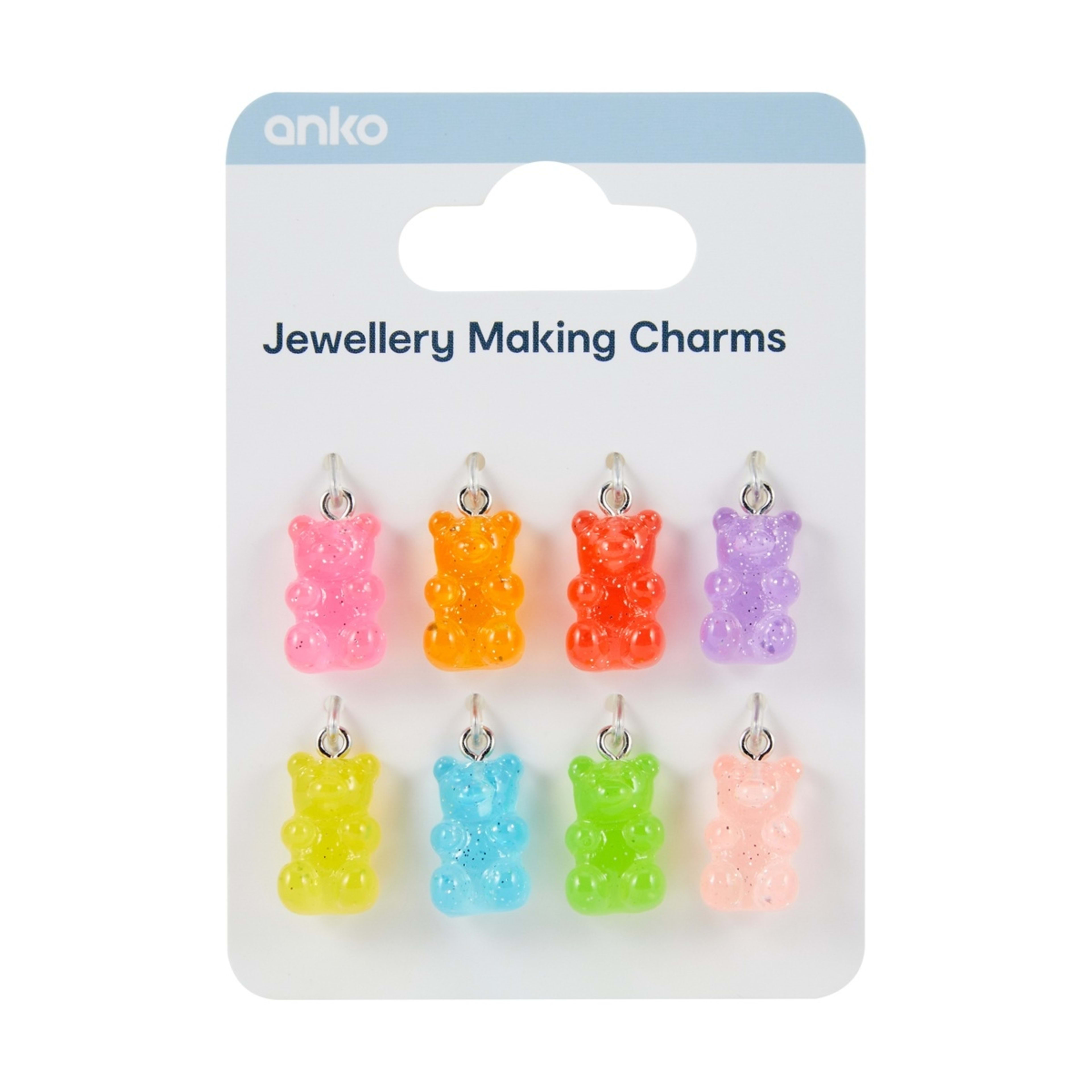 1 Jewellery Making Charms - Gummy Bear, 1 of 3