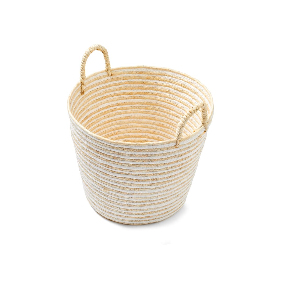 Stripe Basket - Natural - Kmart