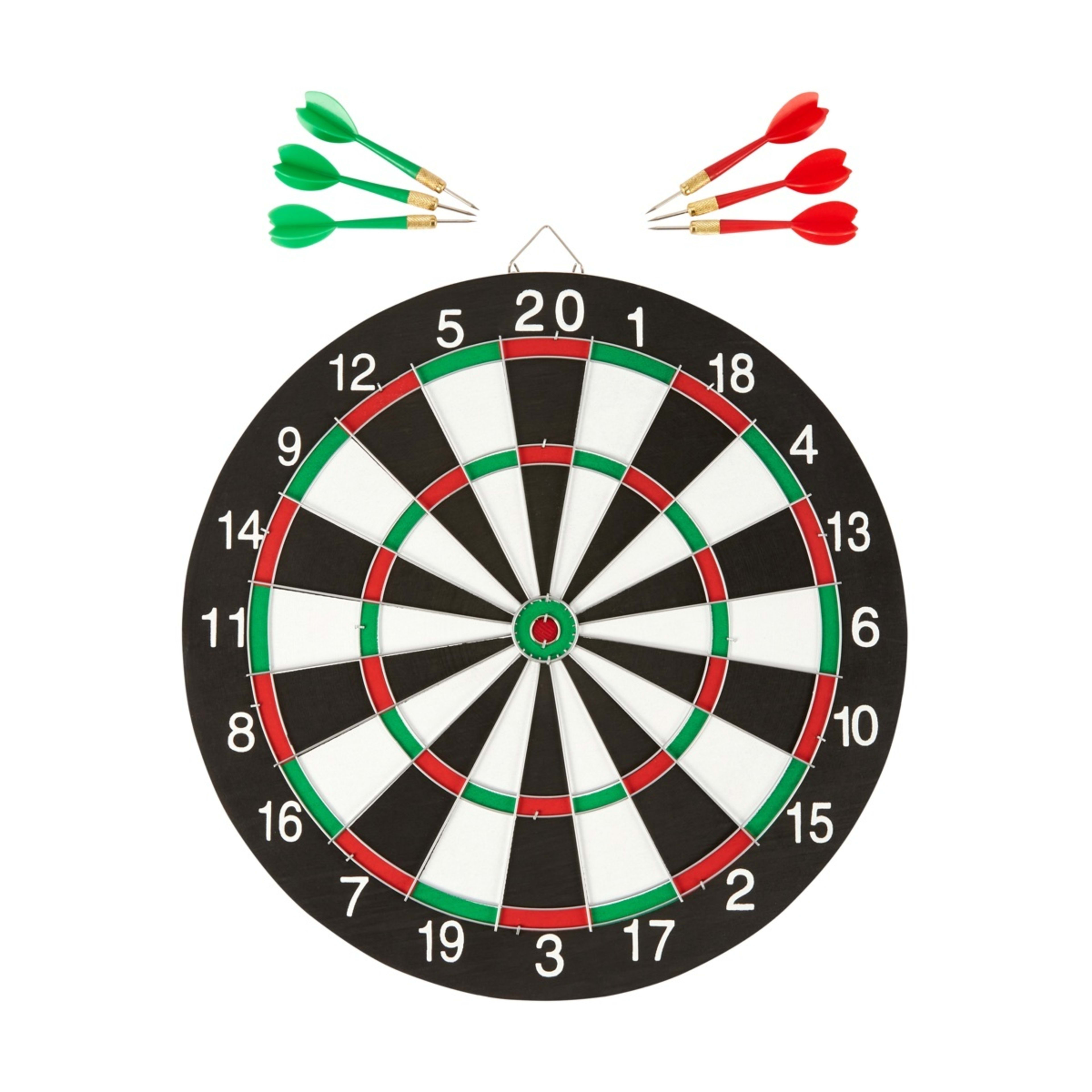1 Dartboard with Darts