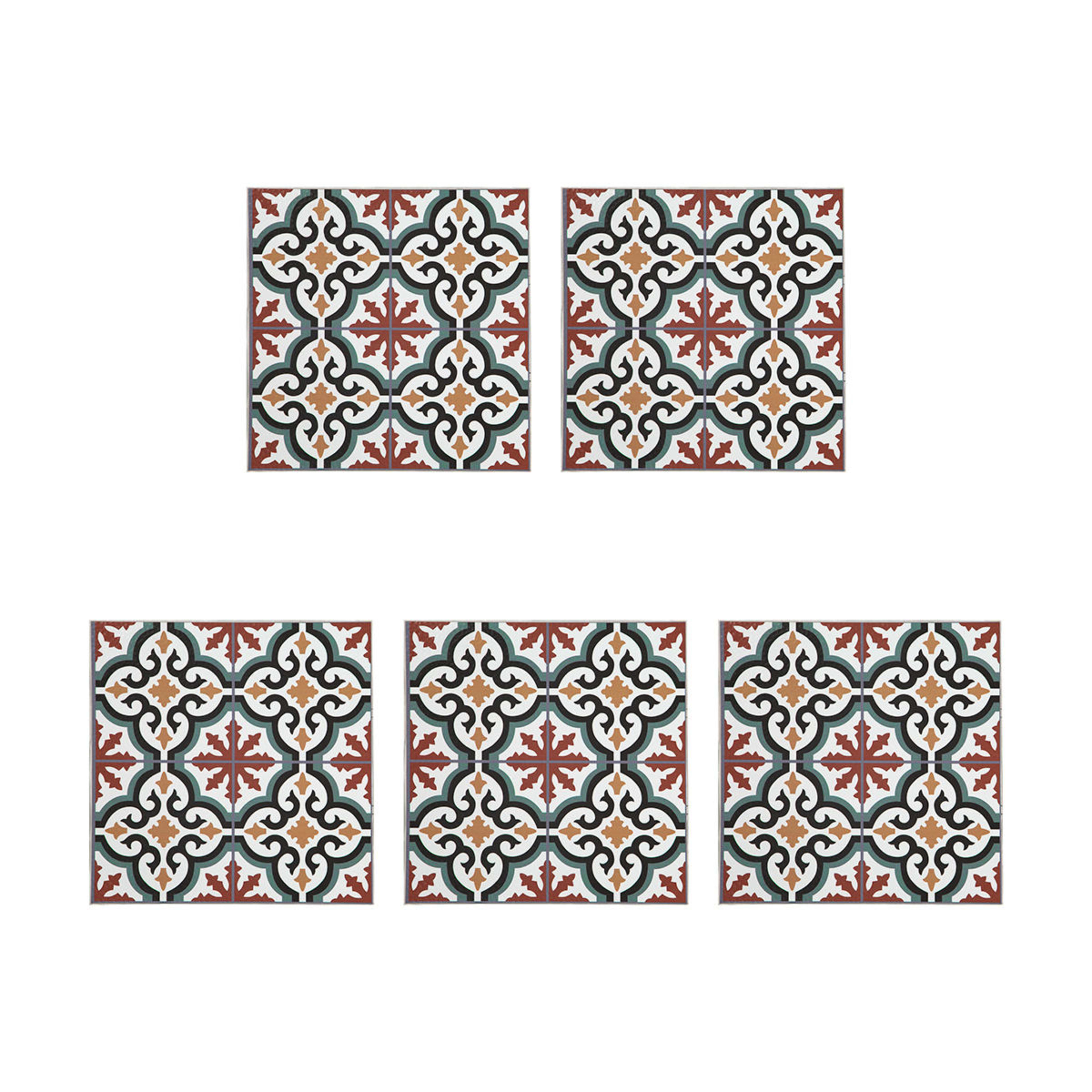 8 Pack Vinyl Floor Tiles Patterned Kmart