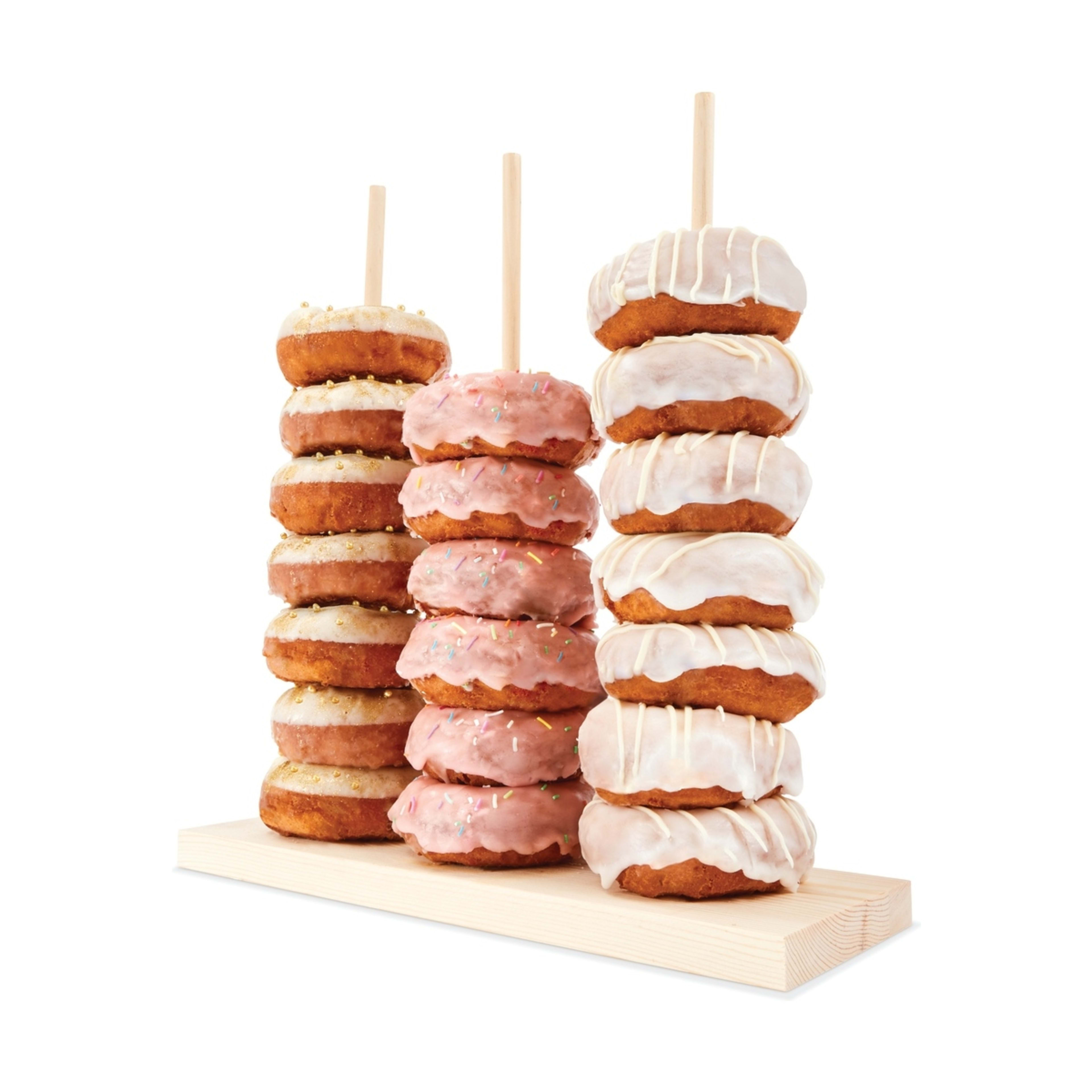 1 Wooden Donut Stacker, 1 of 6
