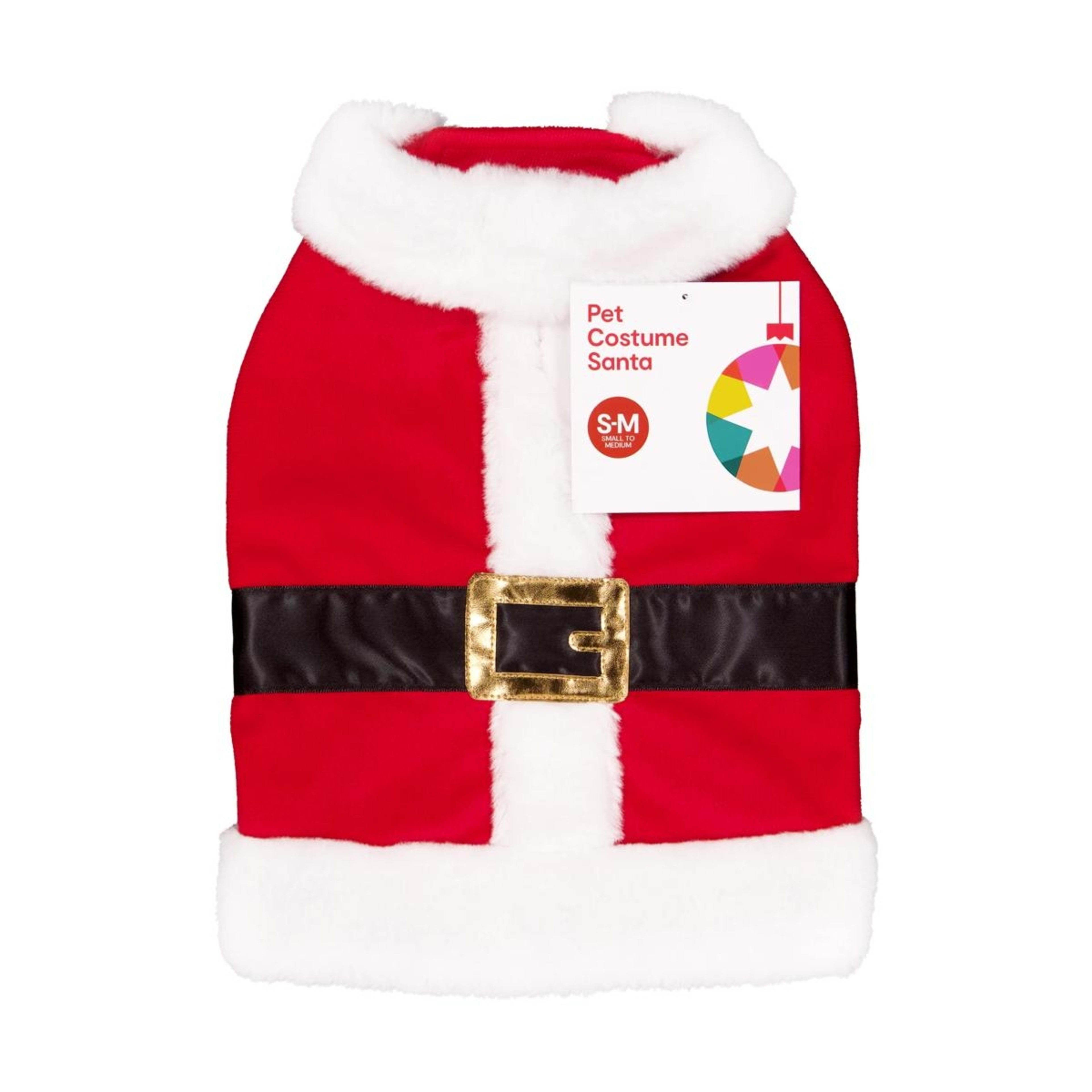 10 Pet Santa Costume - Small/Medium, 10 of 10