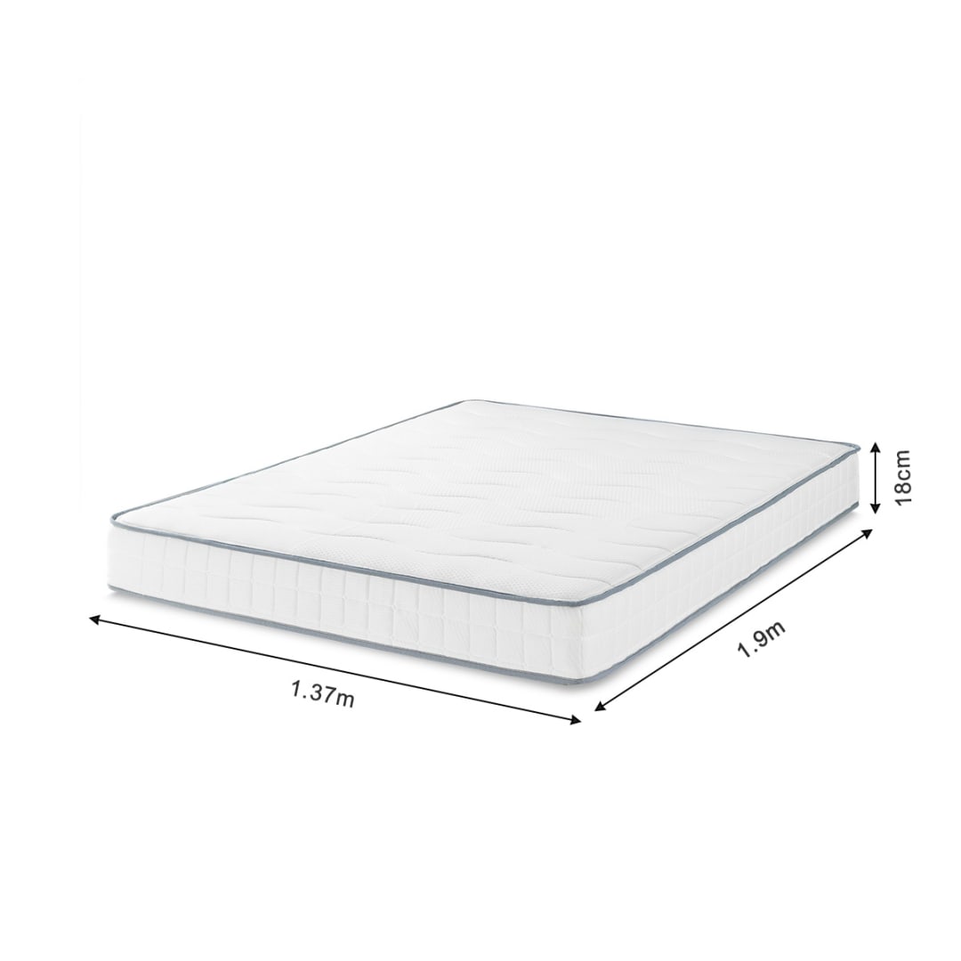 Double Bed Bonnell Spring Viscolatex Memory Foam Mattress Kmart