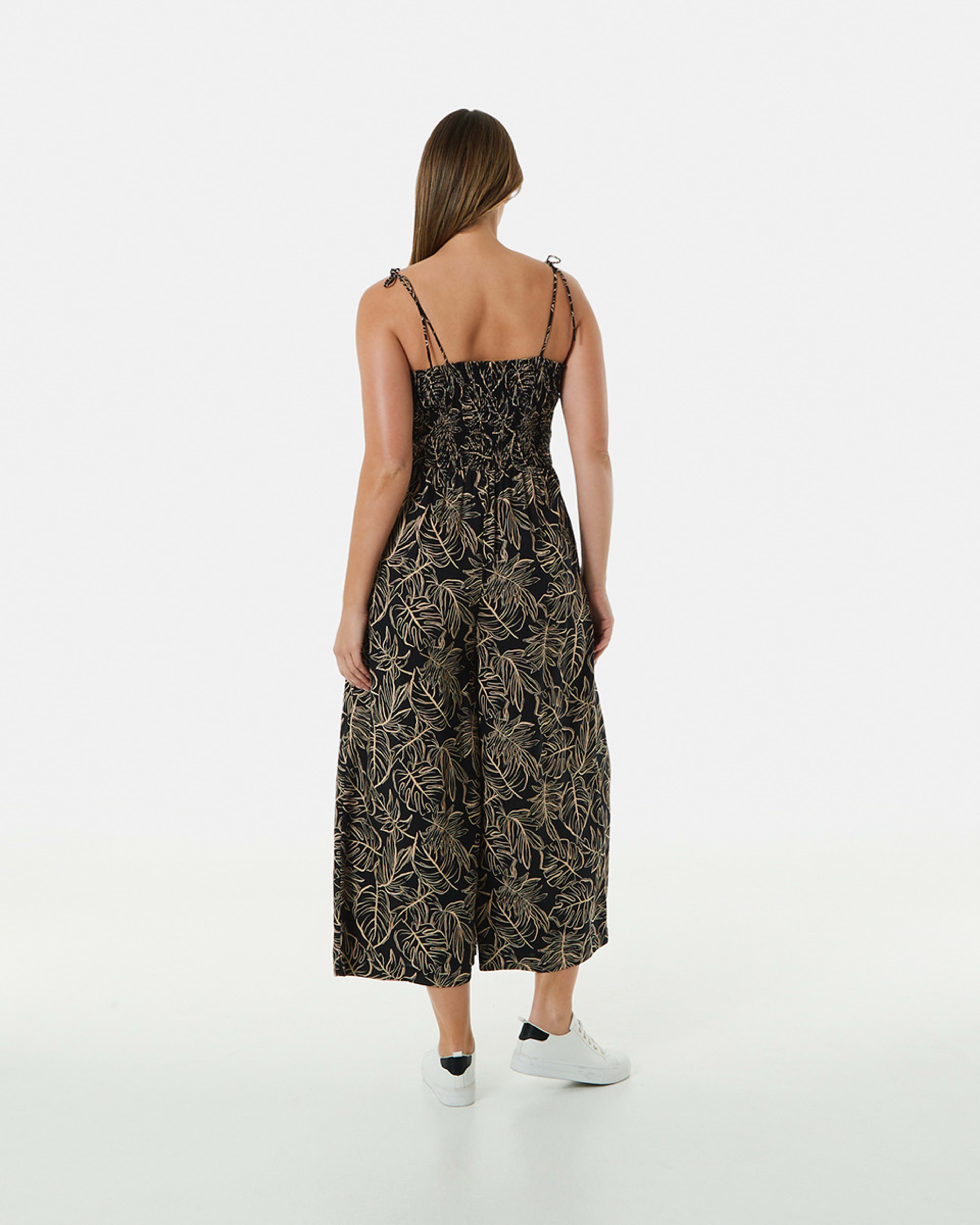 Sleeveless Shirred Bodice Jumpsuit Kmart