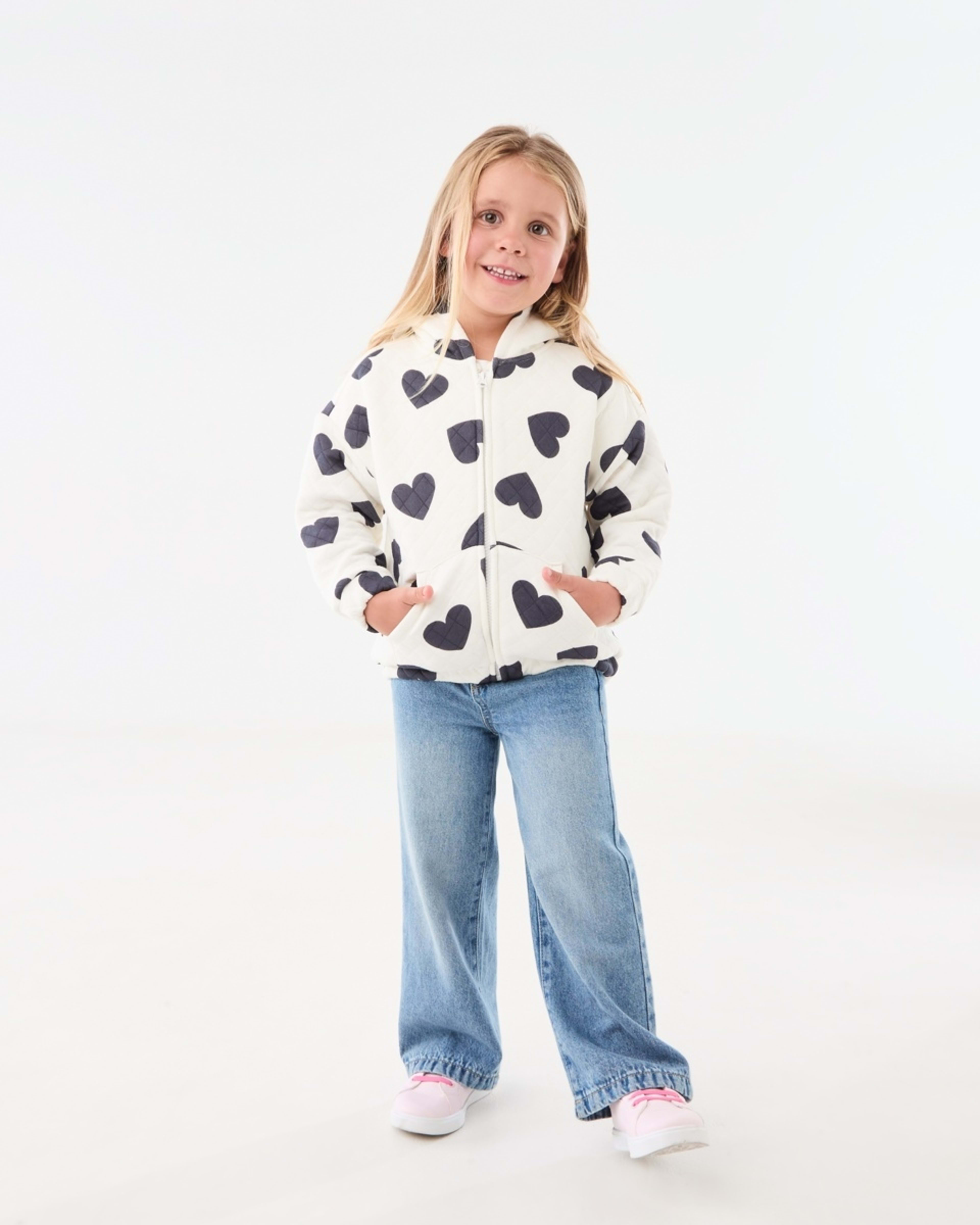 7 Sherpa Lined Zip Hoodie Hearts, 7 of 10