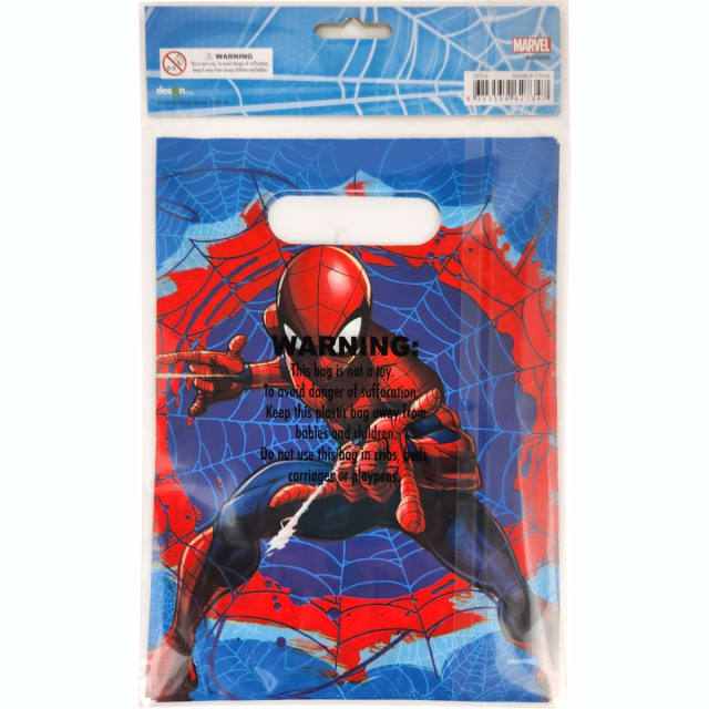 8 Pack Marvel SpiderMan Party Bags Kmart