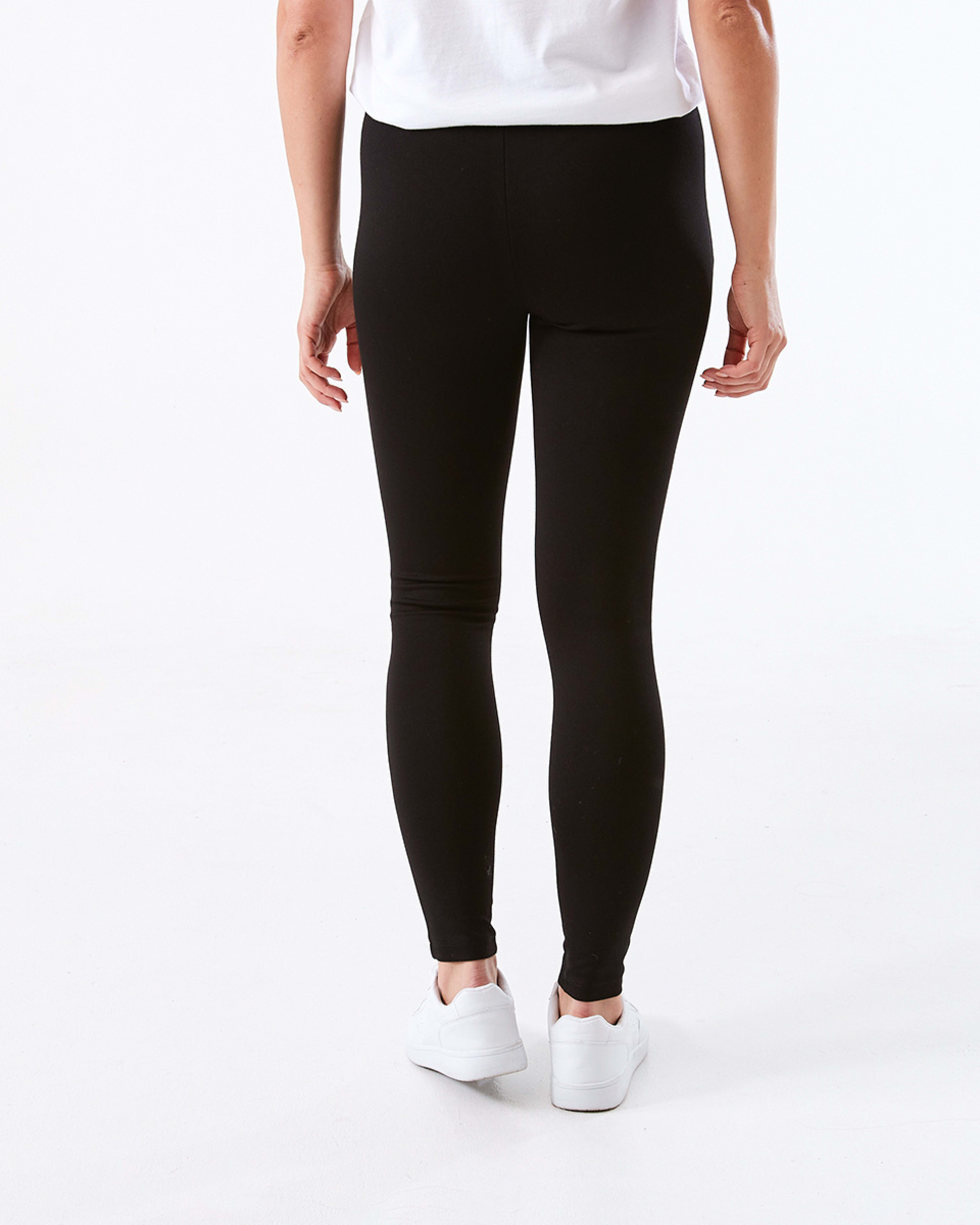3 Ponte Leggings Black, 3 of 5